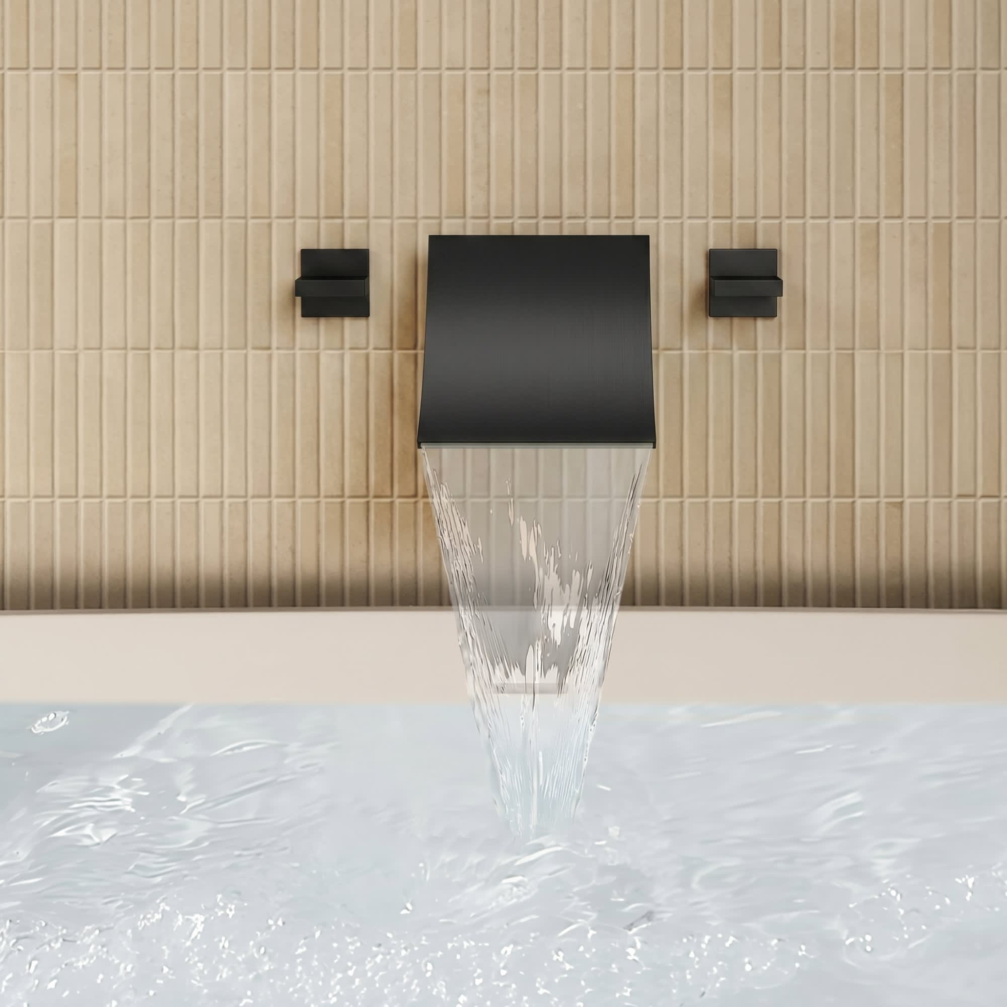 EVERSTEIN SFS-1108-BK Roman-Tub-Faucets - View #2