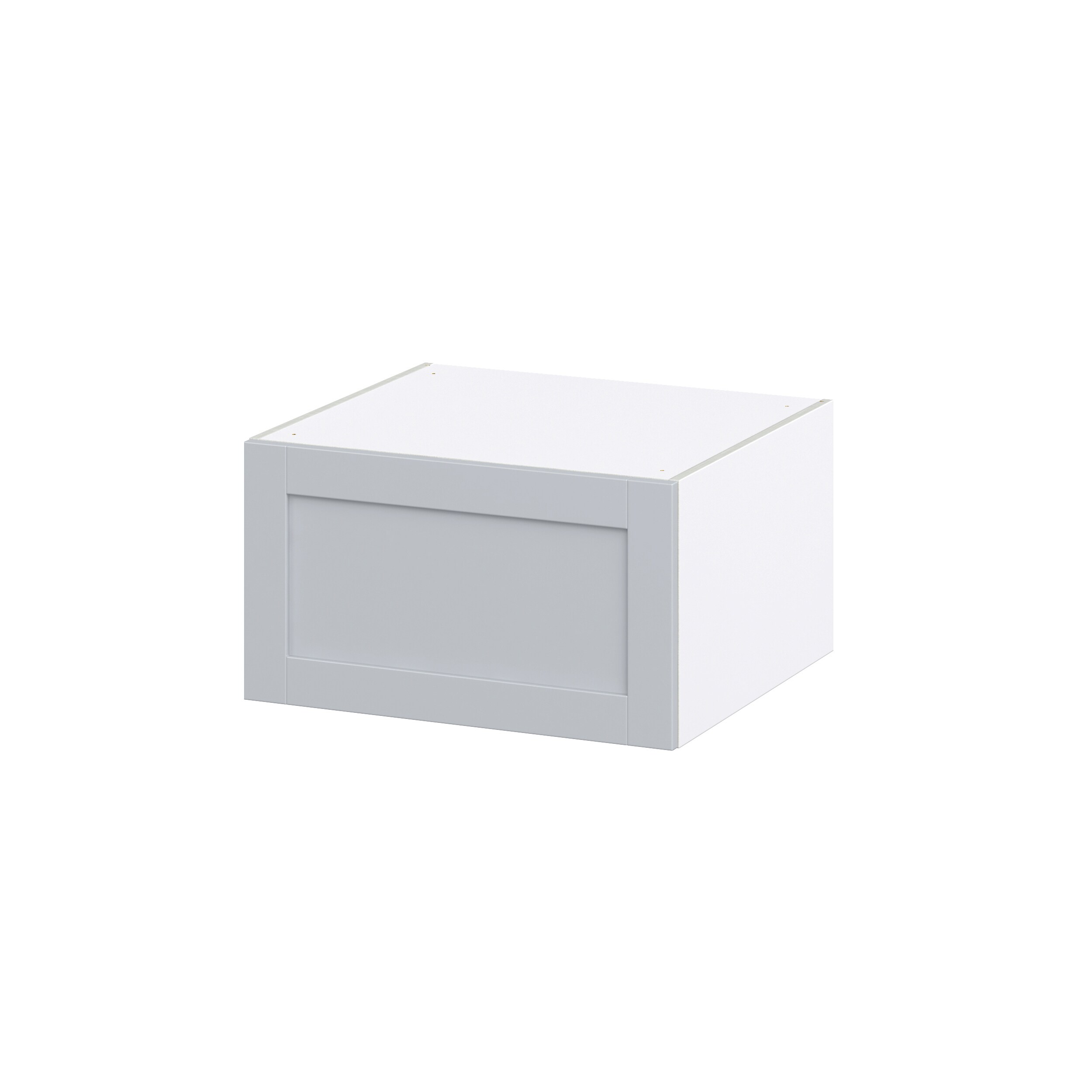 Hugo&Borg Charlesberg 27-in W x 15-in H x 14-in D Gray Wall Fully Assembled Cabinet (Recessed Panel Shaker Door Style)