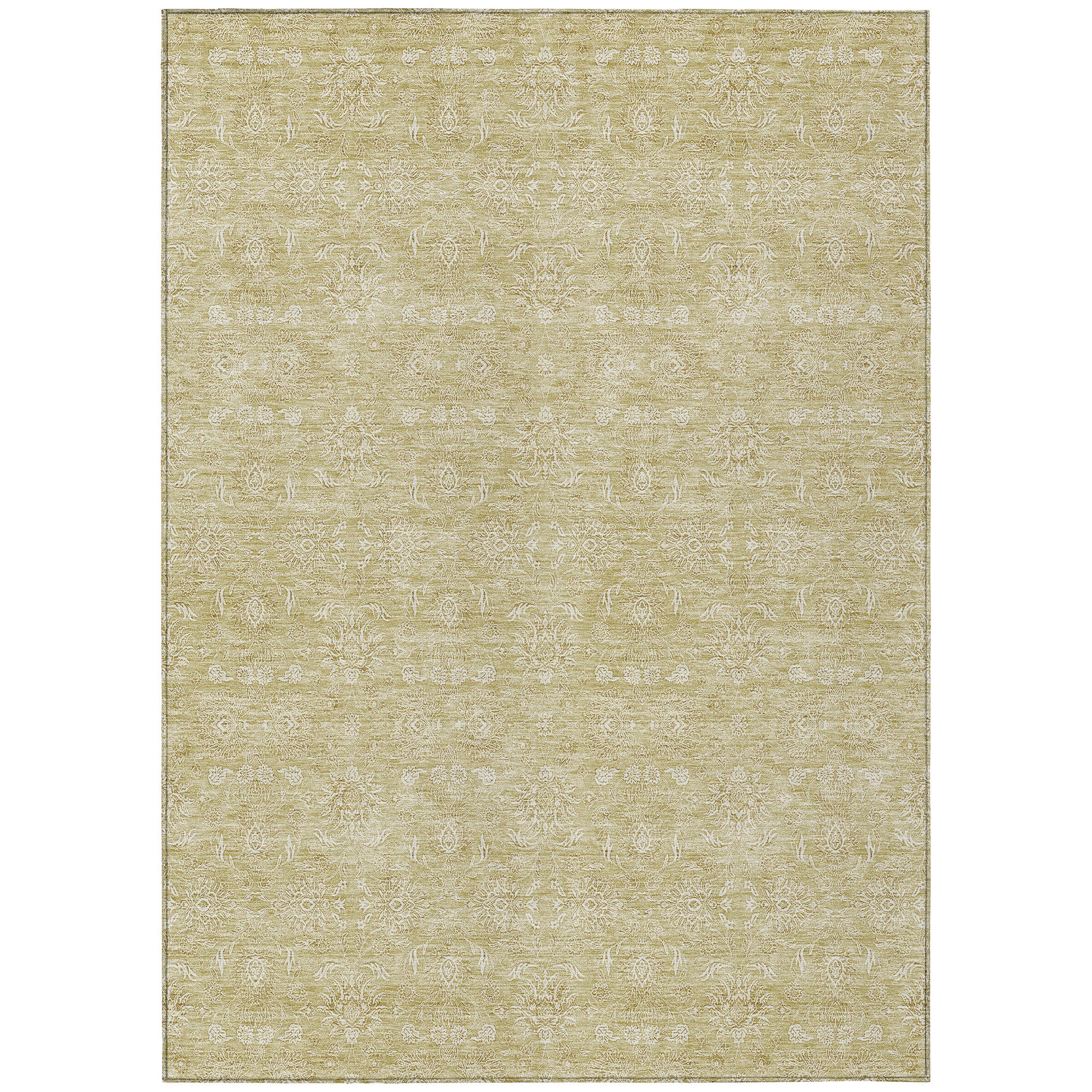 Addison Rugs ACN703BG3X5 Chantille ACN703BG 3 x 5 (ft) Polyester Beige Rectangular Indoor/Outdoor Geometric Machine washable Area rug