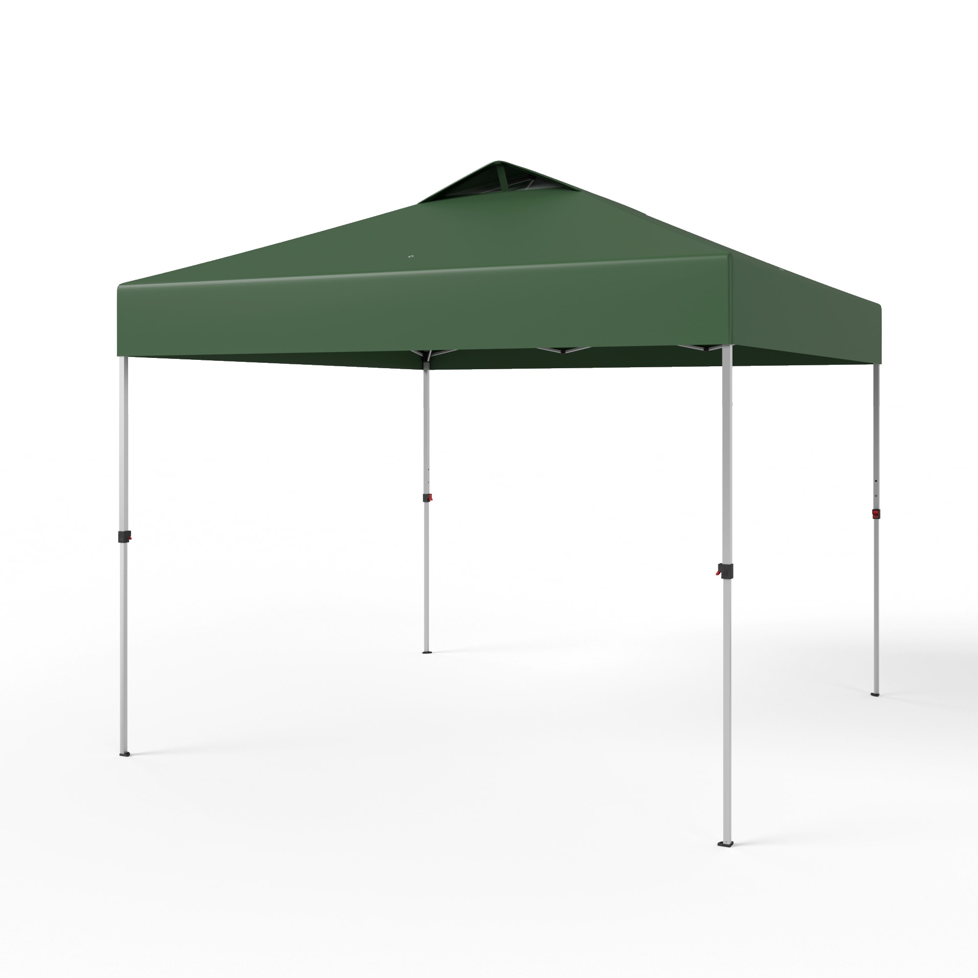 Sunshine Valley 10-ft x 10-ft Square Green Pop-up Canopy GA023-GR at ...