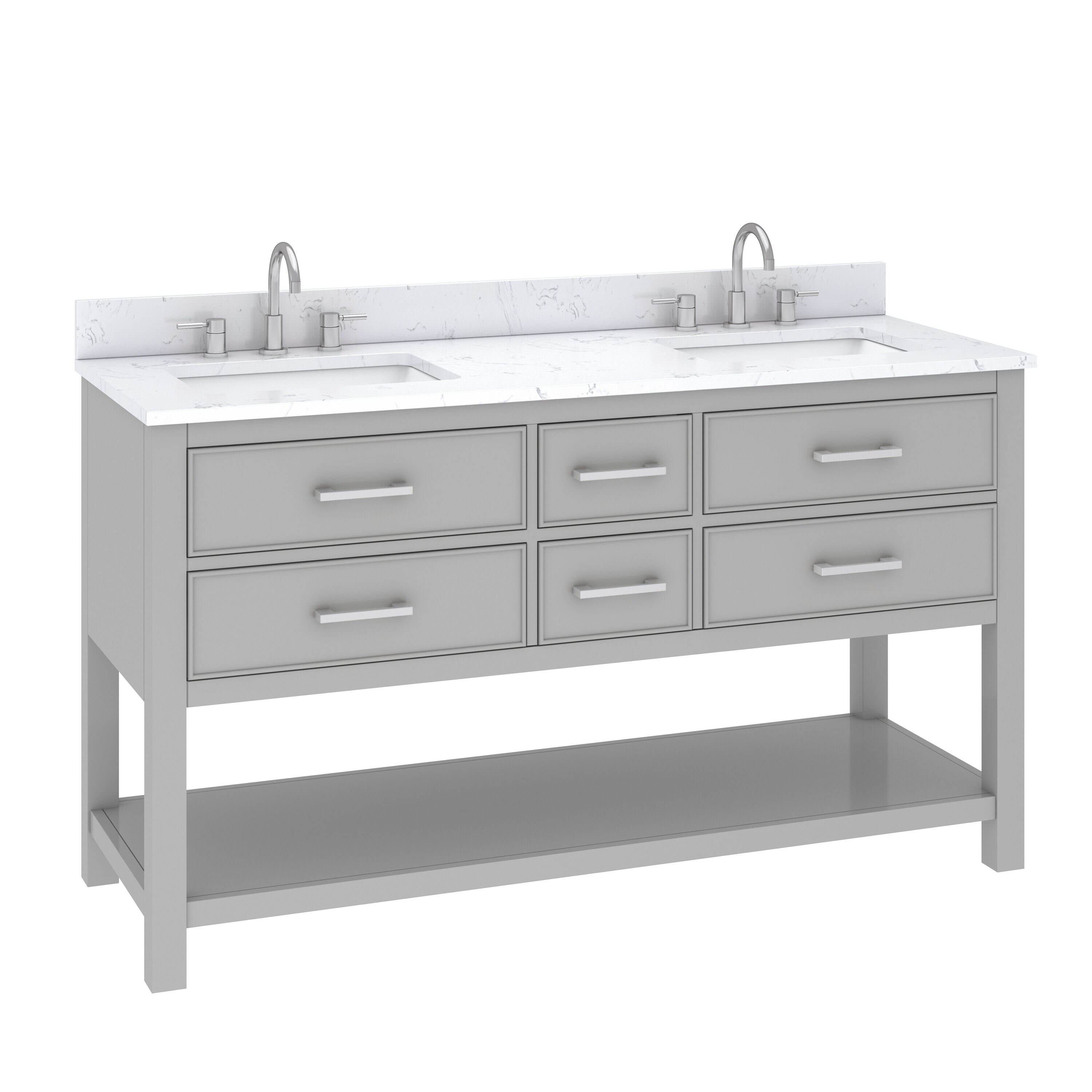 Avanity BROOKS-VS61-CG-E Bath-Vanity-Combo - View #5