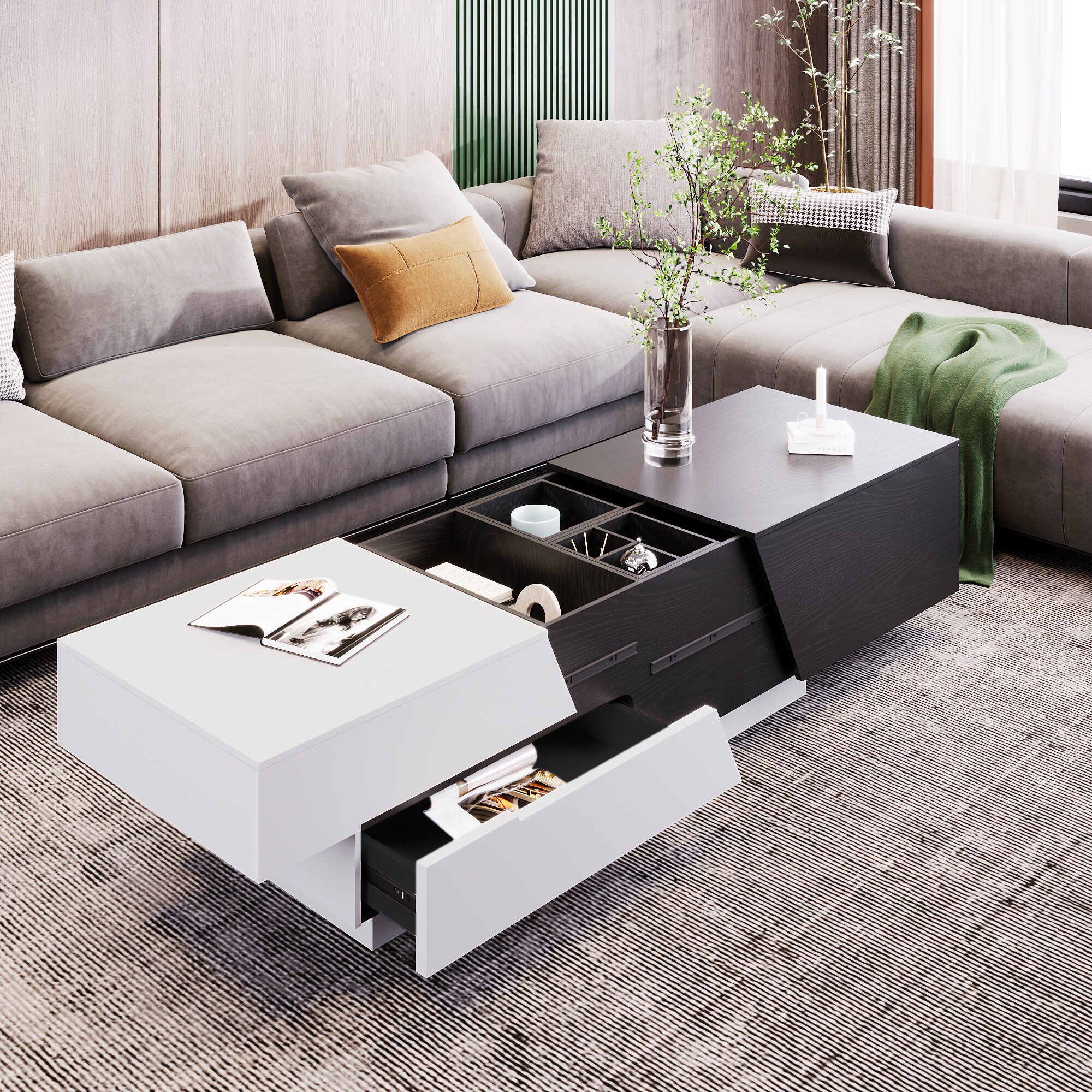 ModernLuxe L3P-WF308184AAB Coffee-Tables - View #2