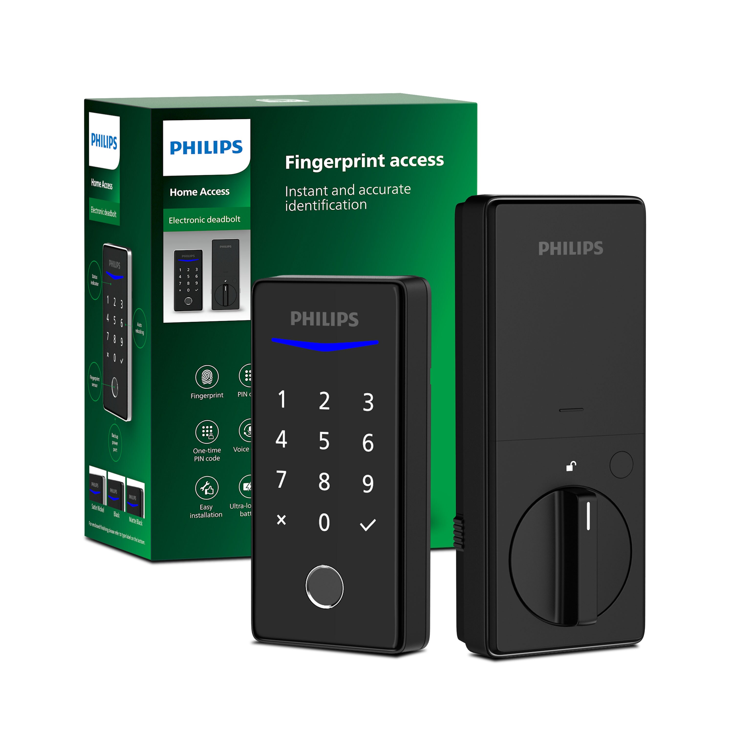 Philips DDLOM1010X-1H-MB Electronic-Door-Locks - View #6