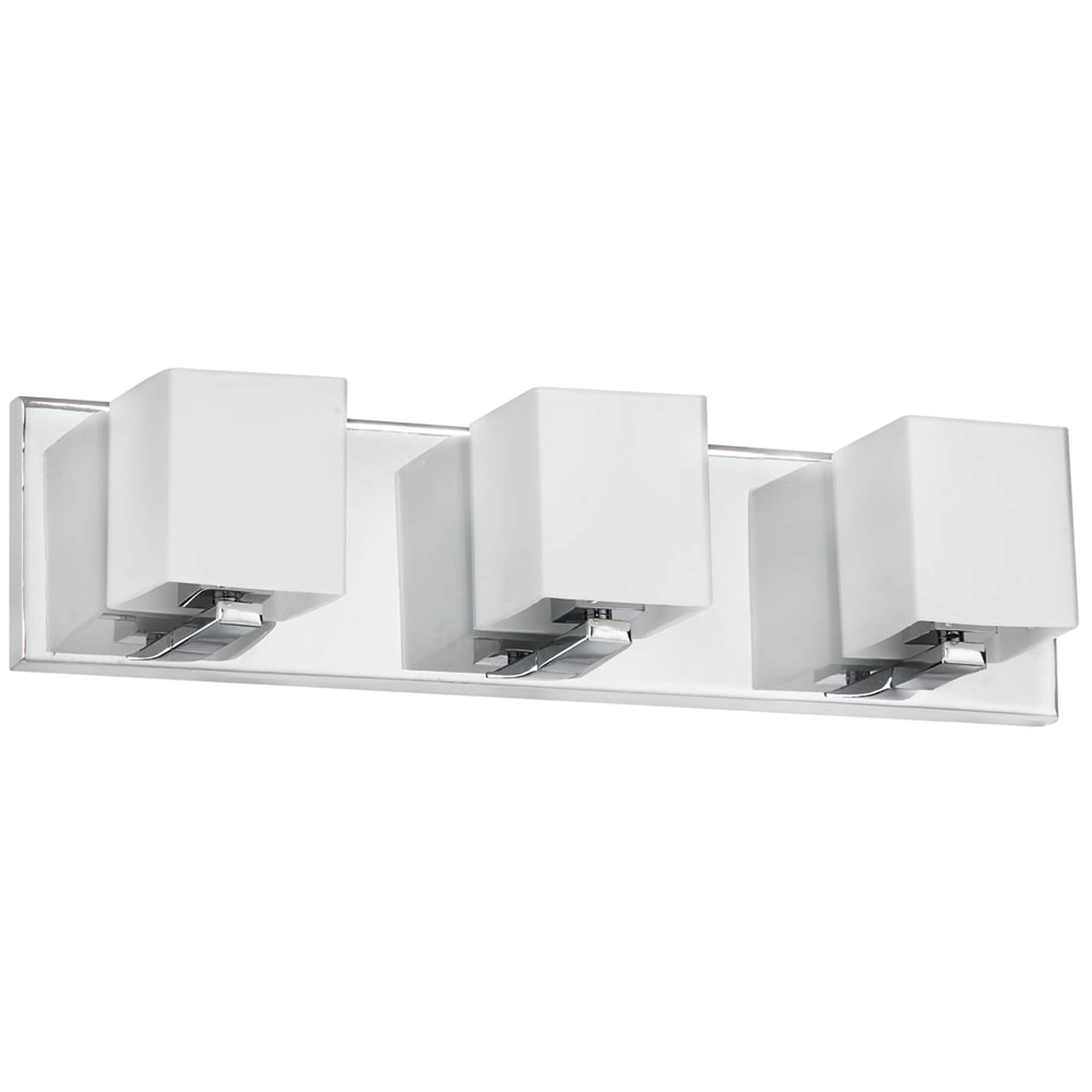 Dainolite V1230-3W-PC Verona 19-in 3 -Light Polished Chrome Modern/contemporary Vanity light