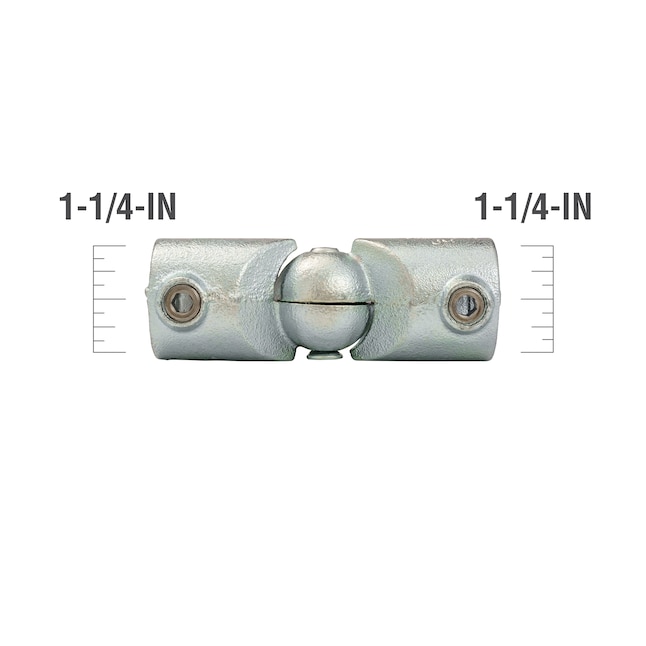【SALE/10%OFF SteelTek Swivel Galvanized Structural 90-Degree 1-1/4-in PipeParts