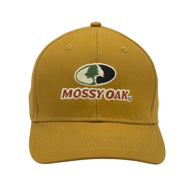 Mossy Oak One Size Fits Most Men's Brown Cotton Baseball Cap in the Hats  department at Lowes.com