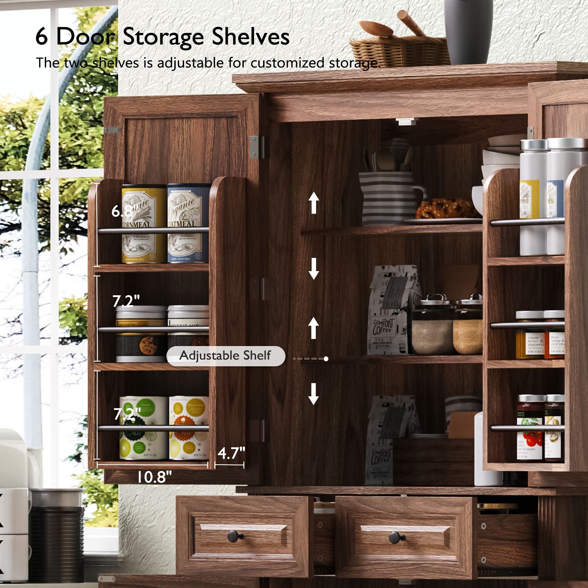 Kahomvis O4-QP707-07 Dining-Kitchen-Storarge - View #5