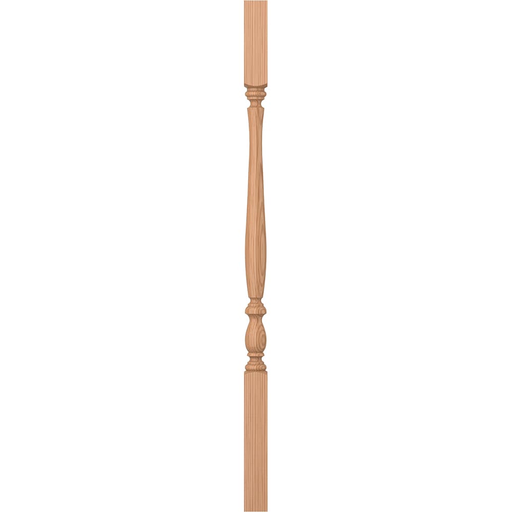 L.J. Smith Stair Systems LJP-2905-AL 38 38-in x 1.75-in Unfinished Alder Square Top Stair Baluster