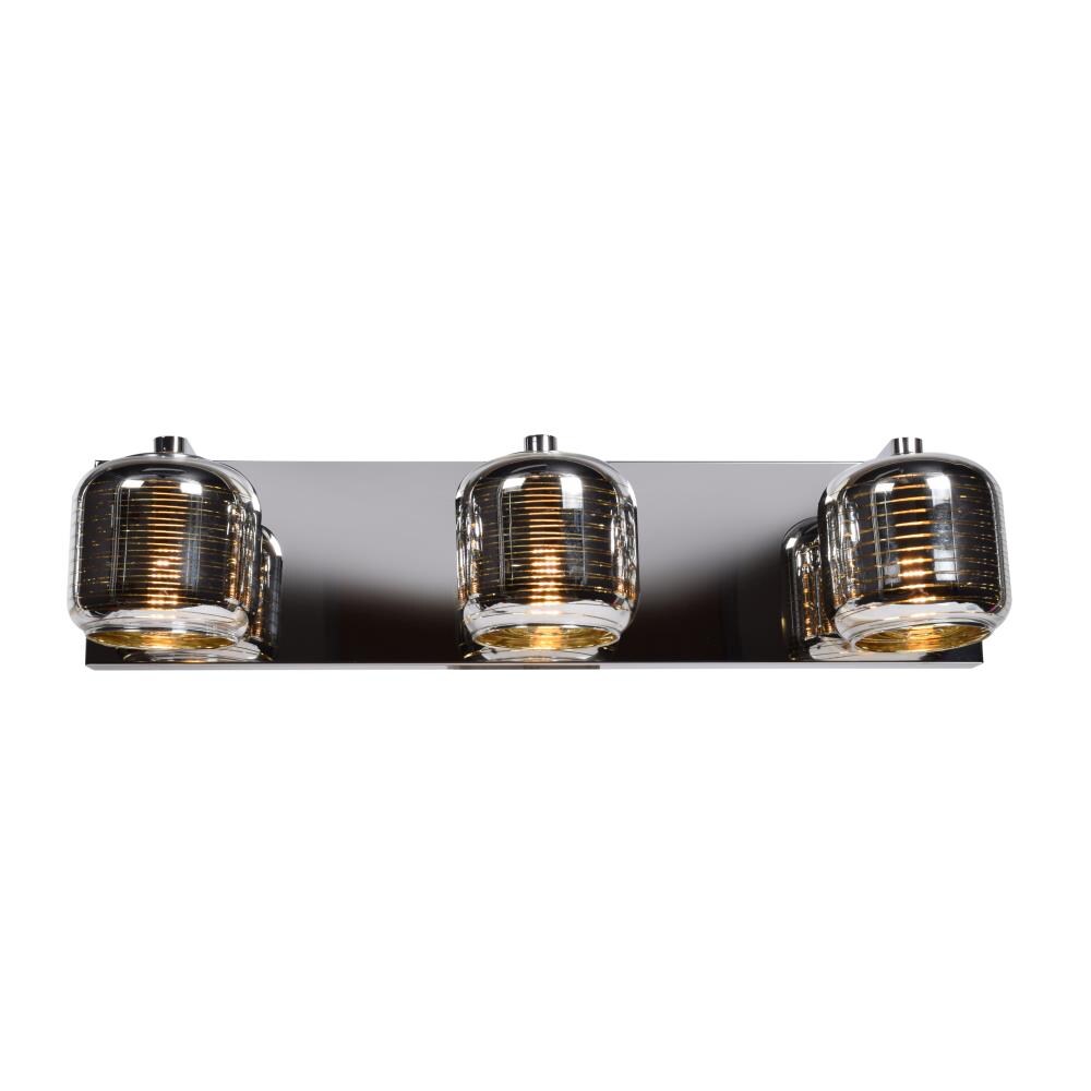 Durent Lighting Black & Brass Bathroom Light Fixtures Over Mirror