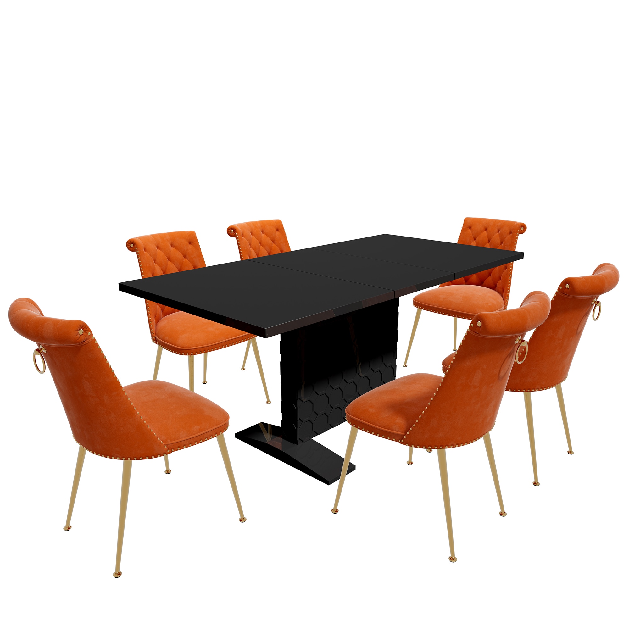 Clihome CL-ST1-BK703OG Dining-Sets - View #2