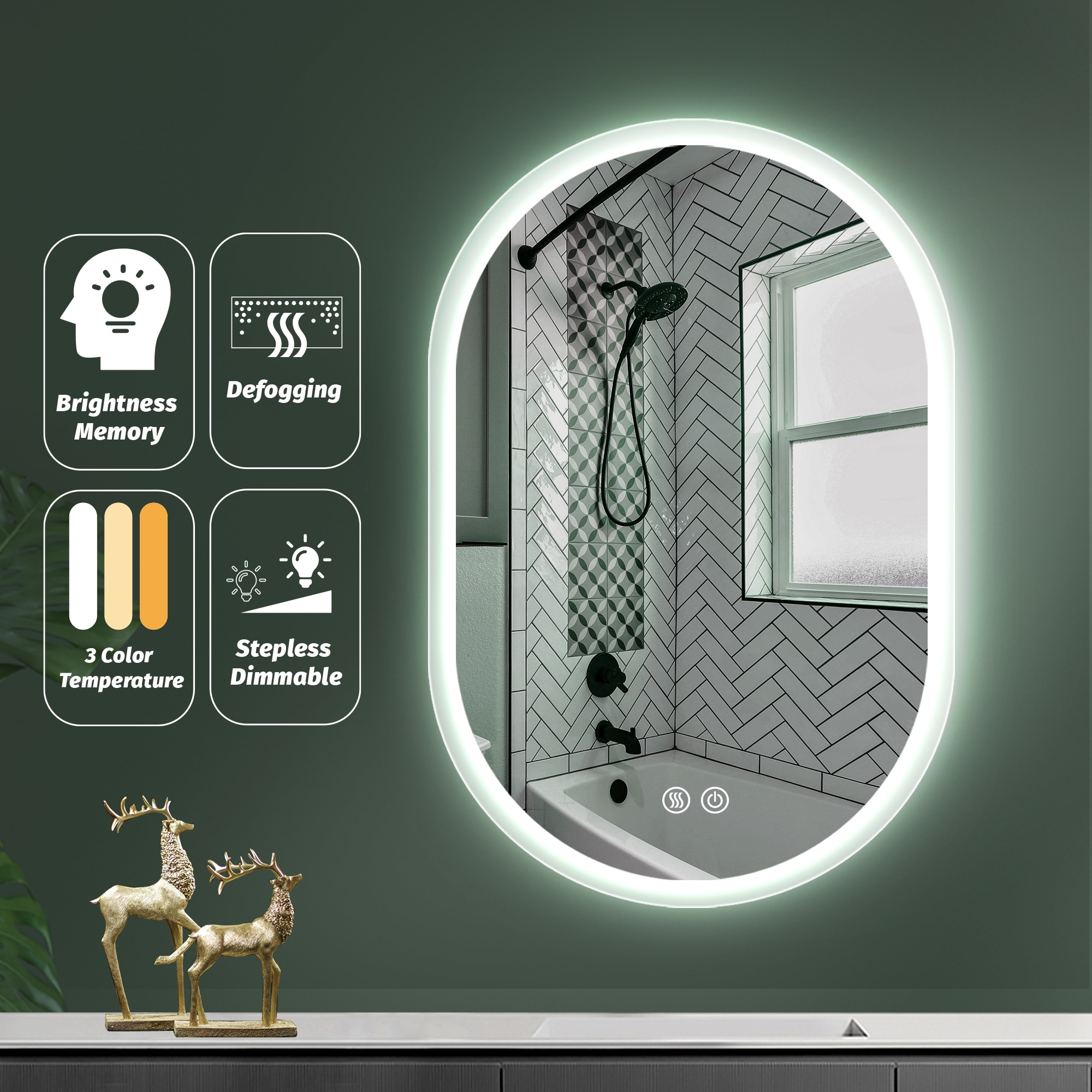 AAZJ JKF-MU04-2436SF1 Framed-Bath-Mirrors - View #9