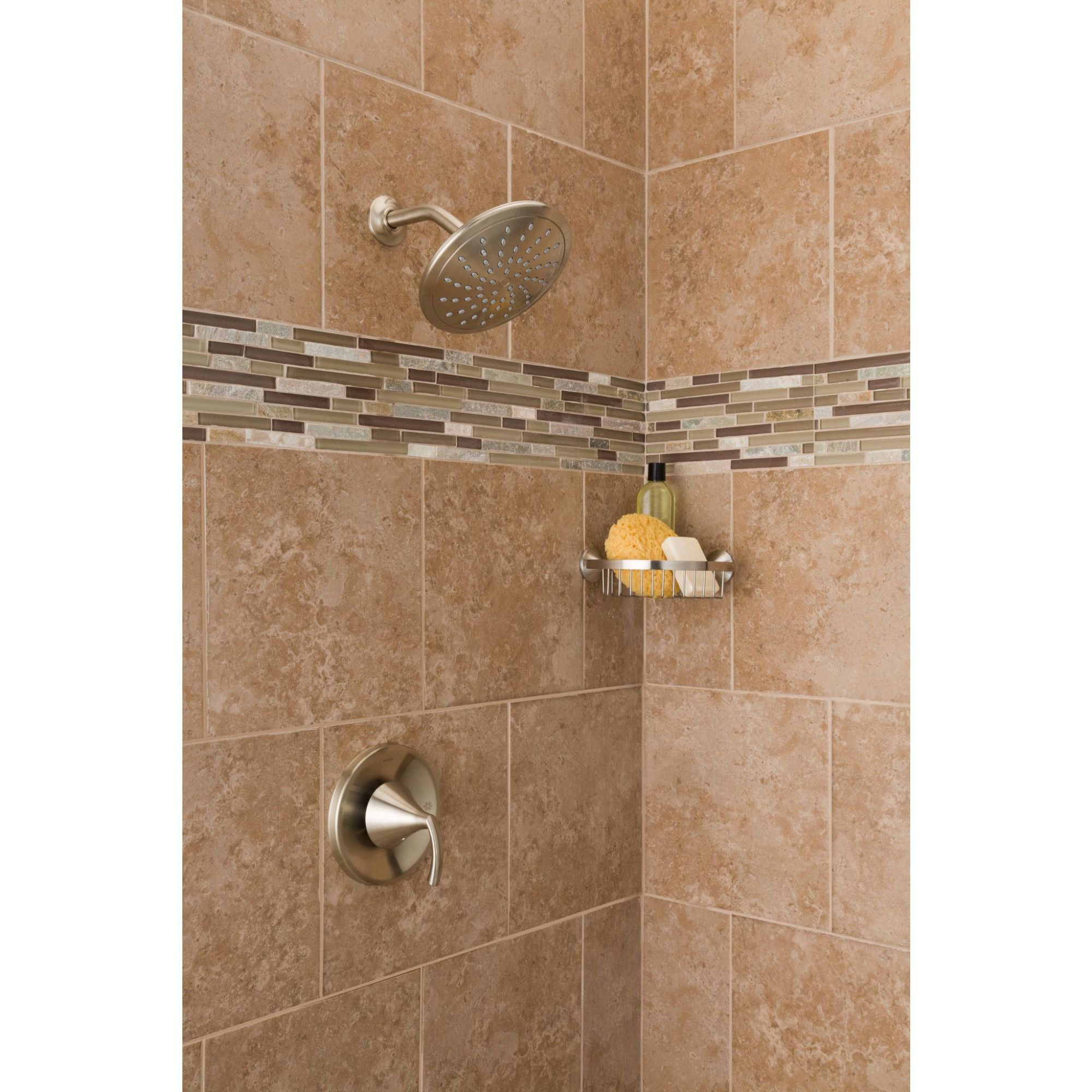 Moen 8-Inch Brushed Nickel Round Rain Shower Head