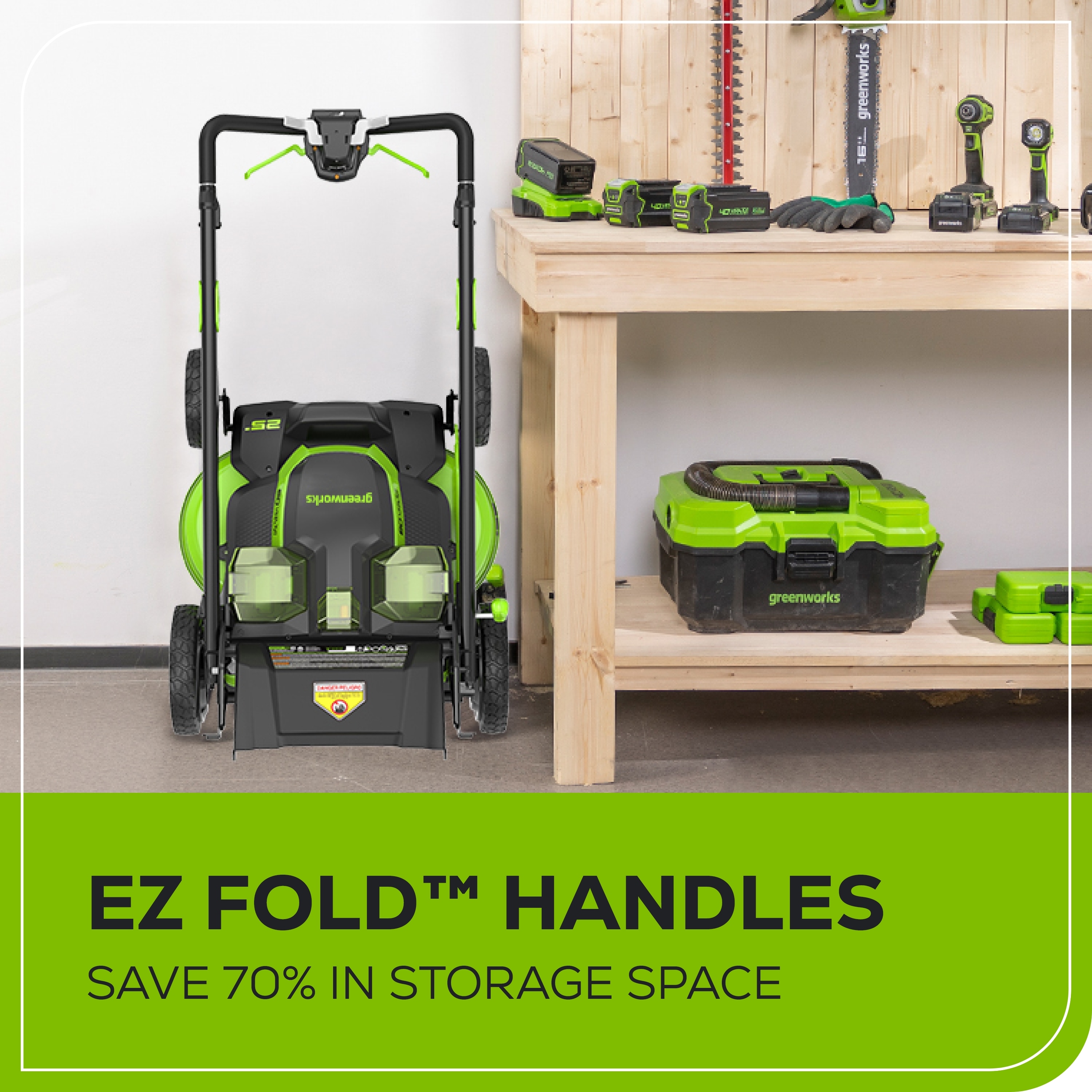 Greenworks MO80L414 Cordless-Elec-Push-Mowers - View #8
