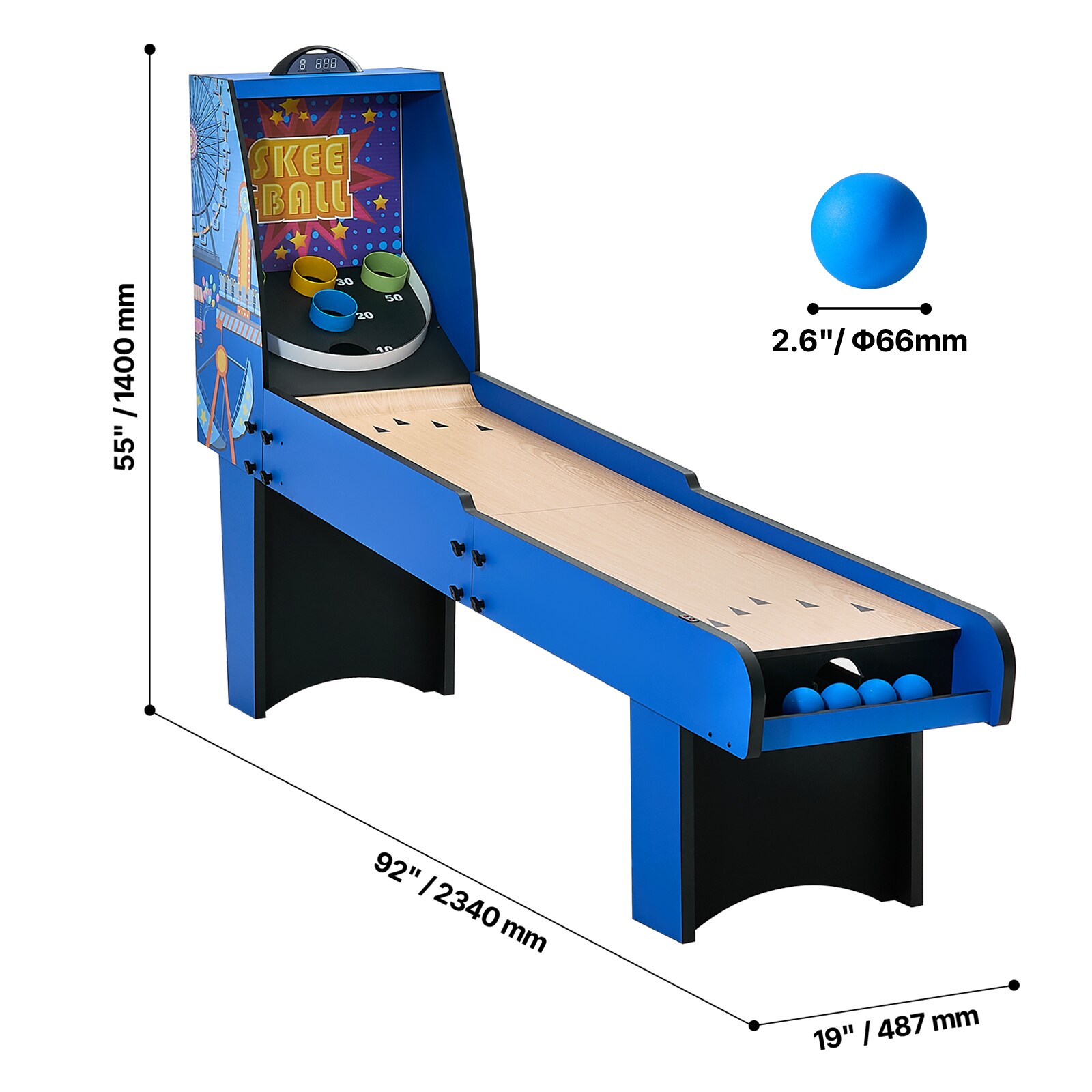 VELMONT INC LVLGIA4248 Multi-Game-Tables - View #11