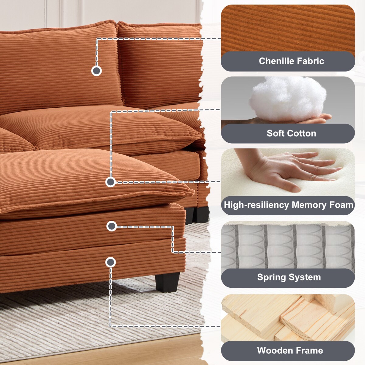 Streamdale Furniture W1568S00258 Sofas-Loveseats - View #4