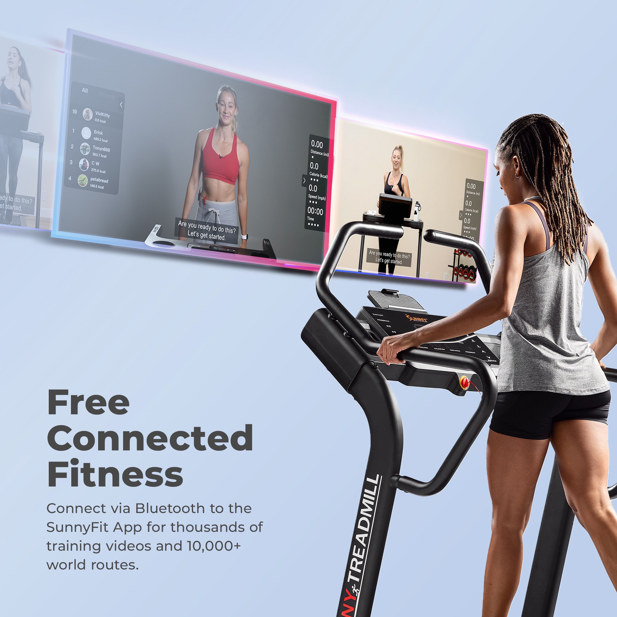Sunny Health & Fitness SF-X7200SMART treadmills - View #2