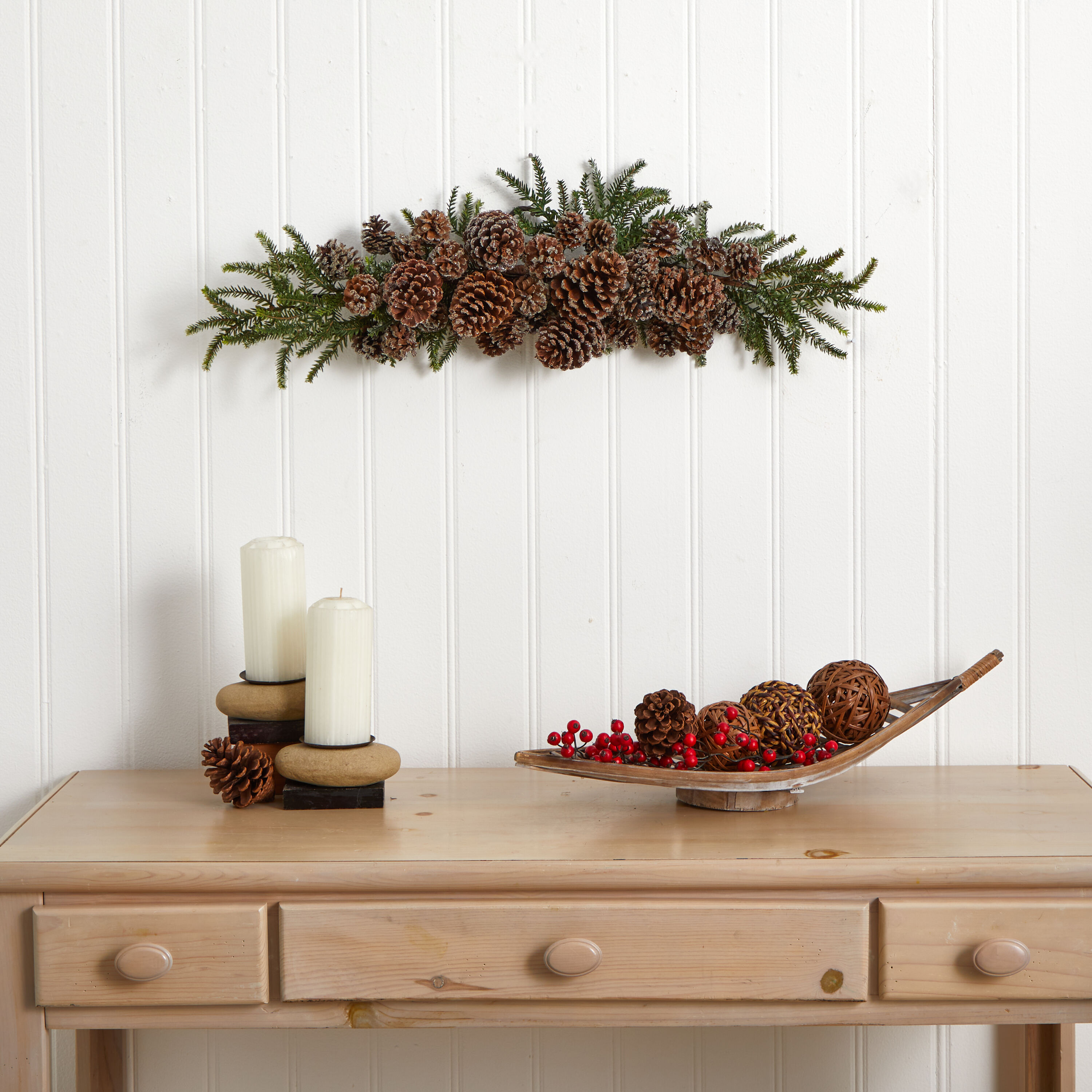 Nearly Natural 4886 Artificial-Christmas-Garland - View #3
