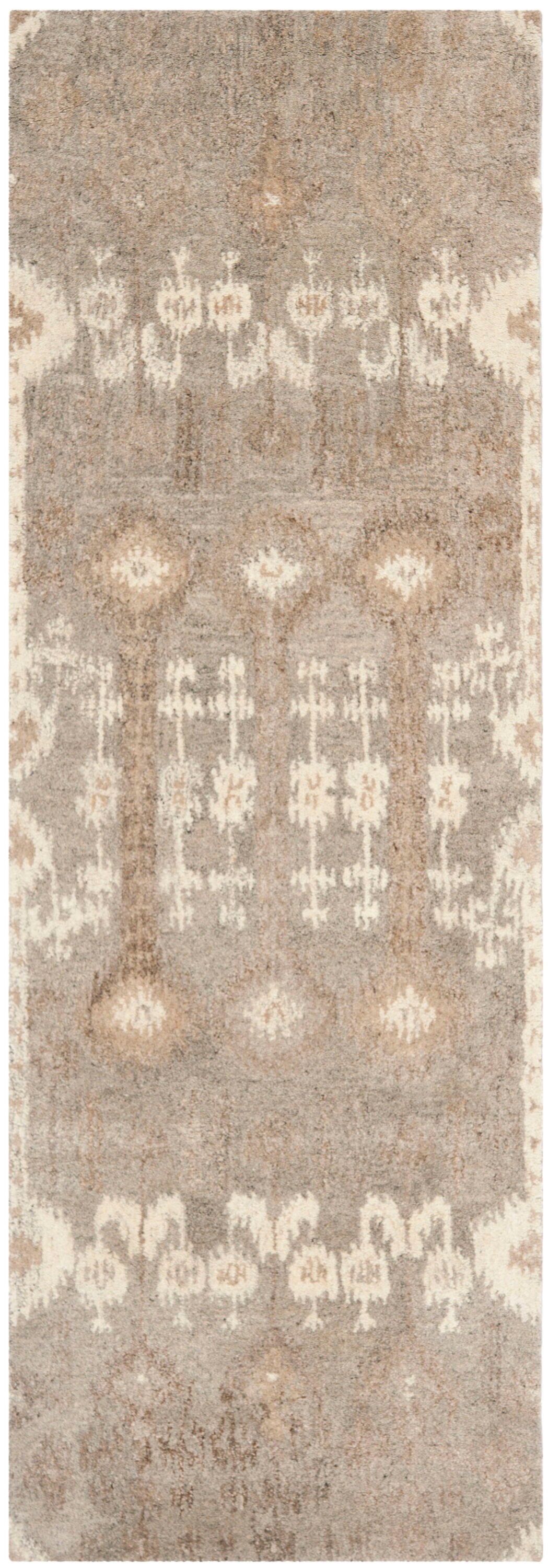 Ivory Elegance Hand-Tufted Wool Runner Rug