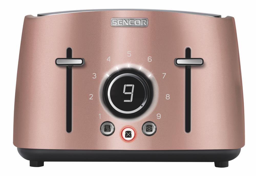 Sencor STS6075RS 4-Slice Pink 1600-Watt Toaster