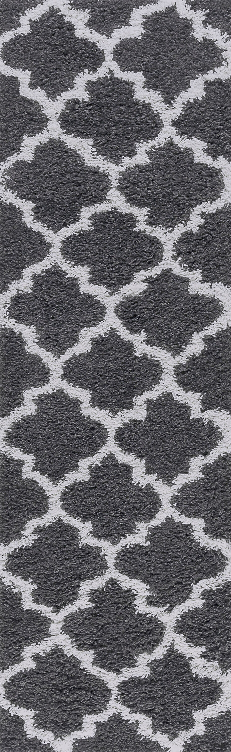 Tayse Grey 2 x 8 Ft. Indoor Modern/Contemporary Runner Rug - Durable ...