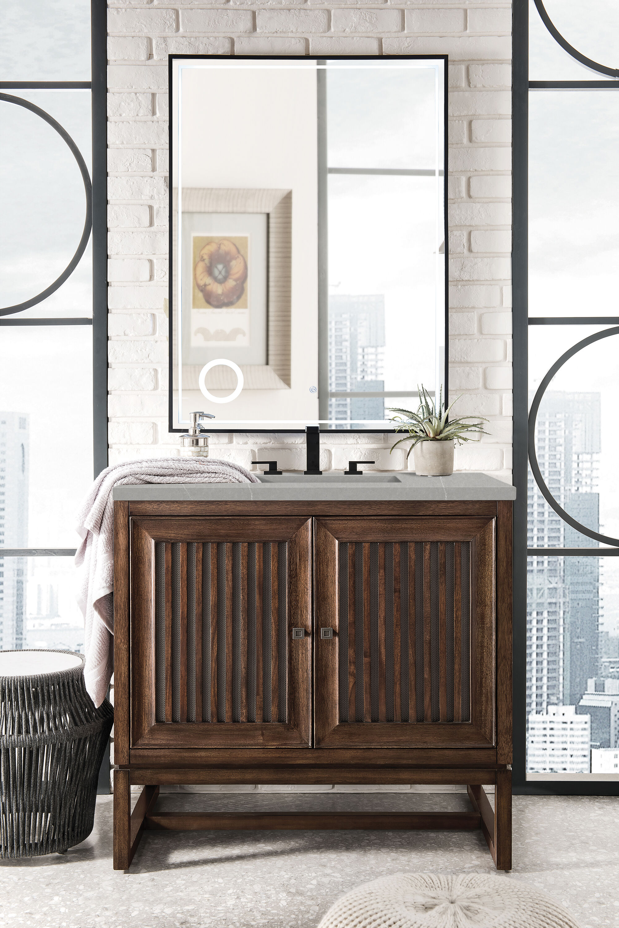 James Martin Vanities E645-V36-MCA-3ESR Bath-Vanity-Combo - View #6