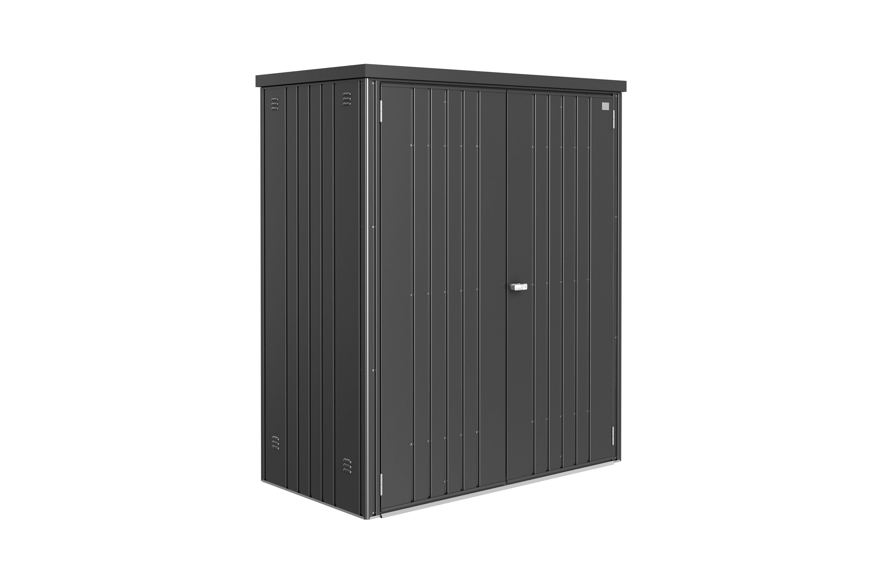Biohort BIO1107 3-ft x 5-ft Equipment Locker Galvanized steel Storage Shed (Floor Included)