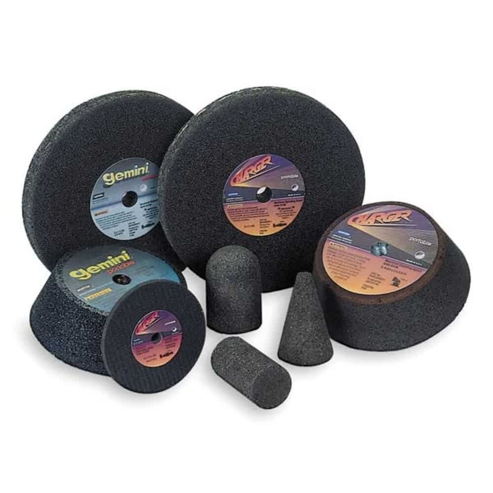 Norton Abrasives  Gemini Grinding Wheel T1 3x3/8x3/8 AO 24G Blk 66243522415