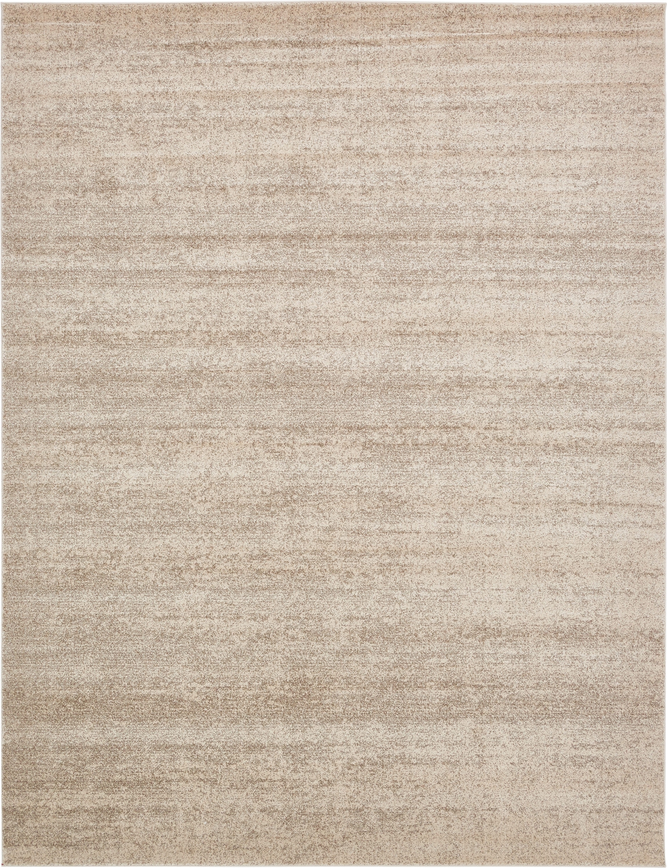 Modern Bone Beige Rectangular Tufted Area Rug, 10' x 13'