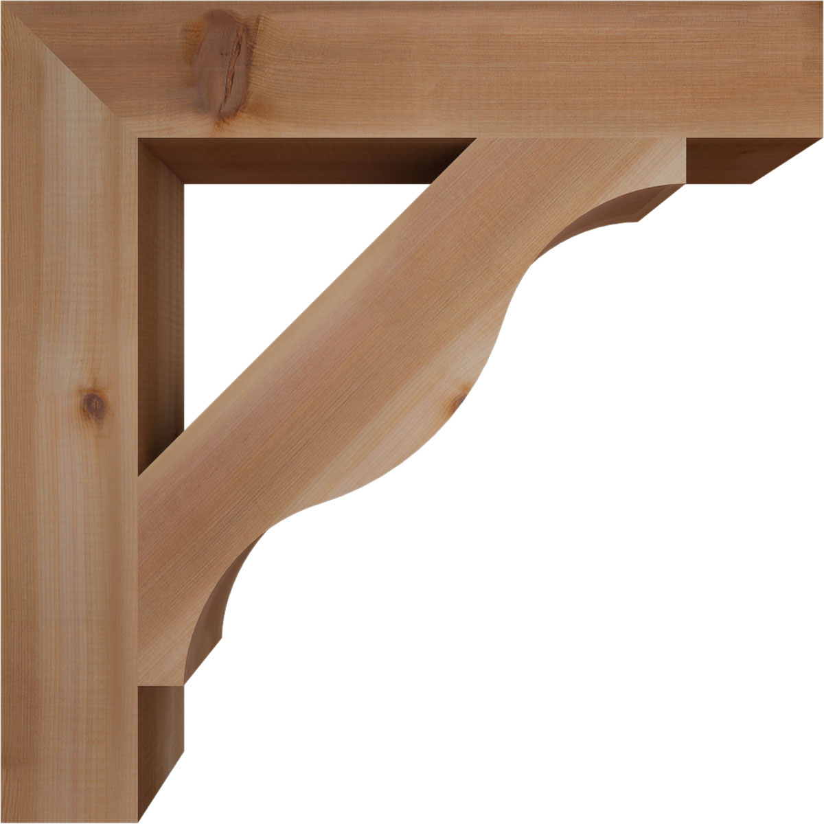 Ekena Millwork BKT04X24X24FST05SWR Exterior-Brackets-Braces - View #3