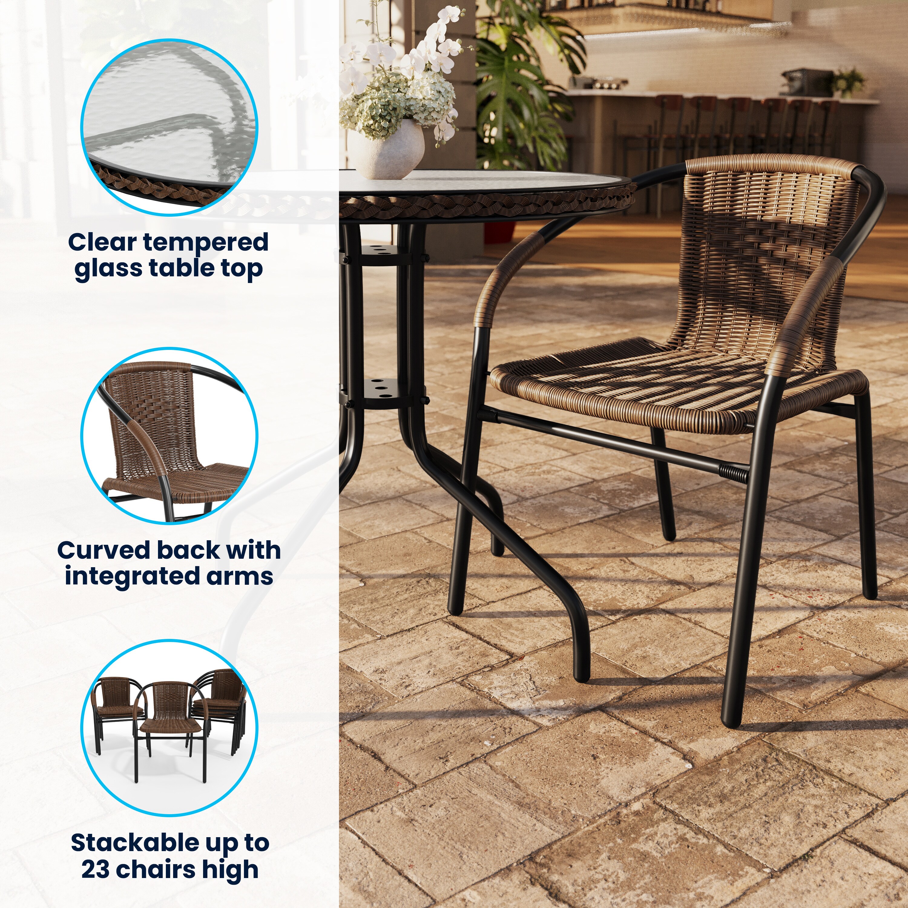 Flash Furniture 889142061656 Patio-Dining-Sets - View #3