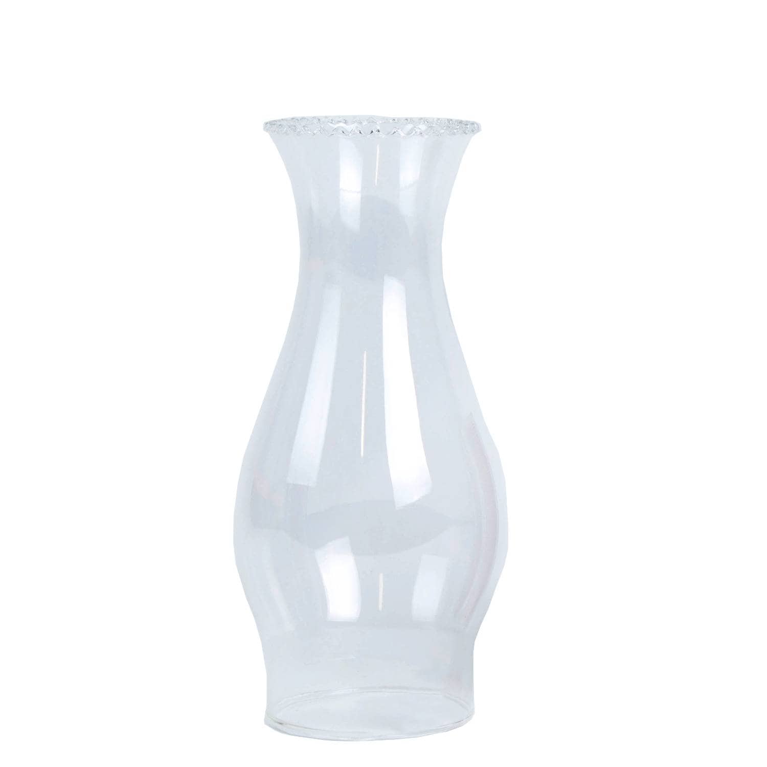 Lehman's Lehmans Clear Glass Lamp Chimney - Replacement Hurricane Globe Measures 3 Inch Diam Base x 8 1/2 Inch High for Oil or Kerosene Lanterns - Crimp Top