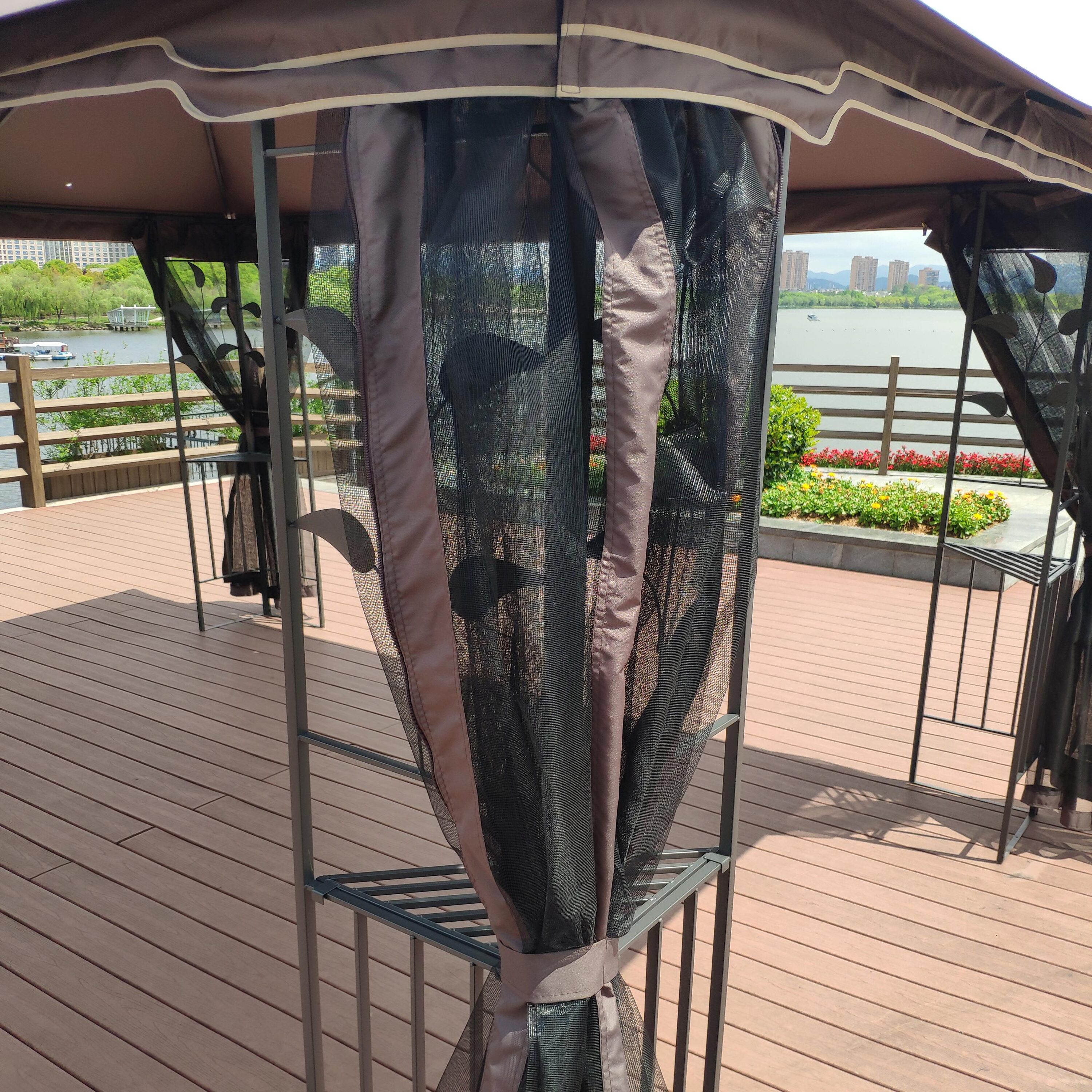BABOOM BOM-2173ORBEIY Wood-Resin-Gazebos - View #9