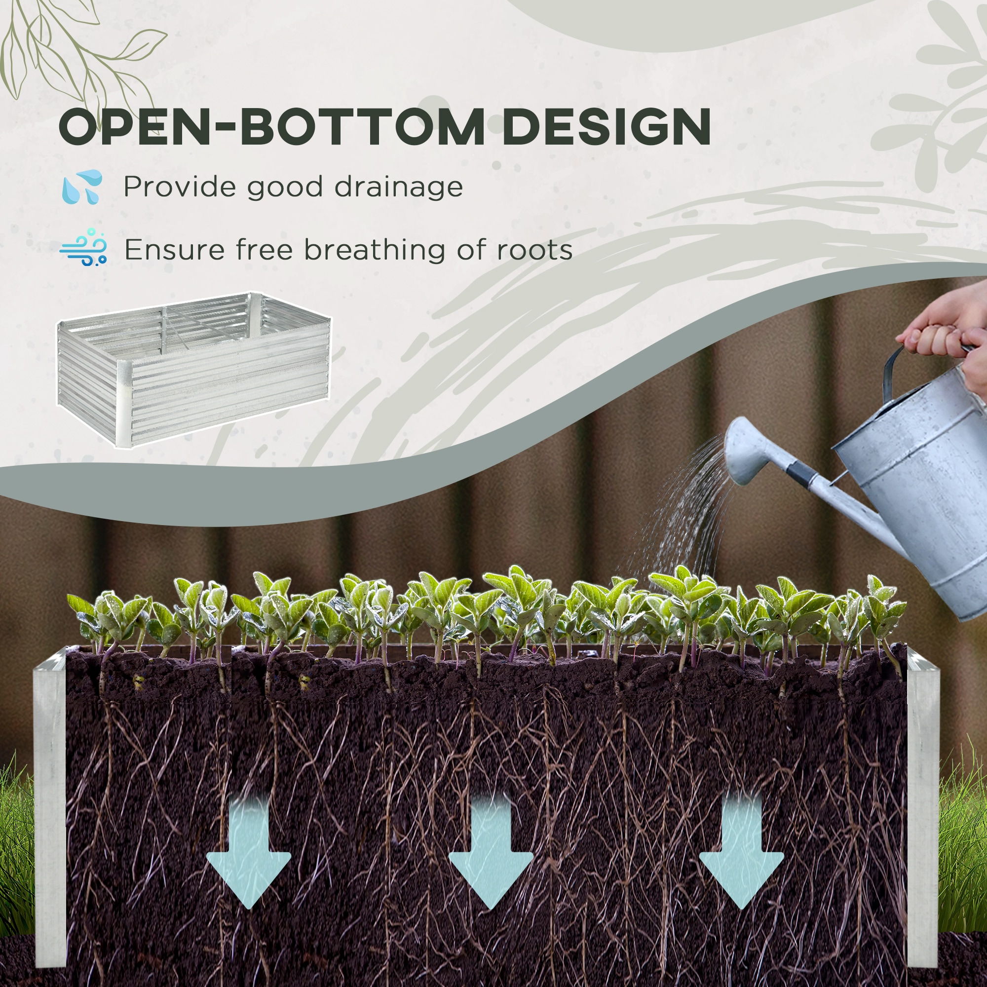 Zeus & Ruta BL04RGB-18 Raised-Garden-Beds - View #10