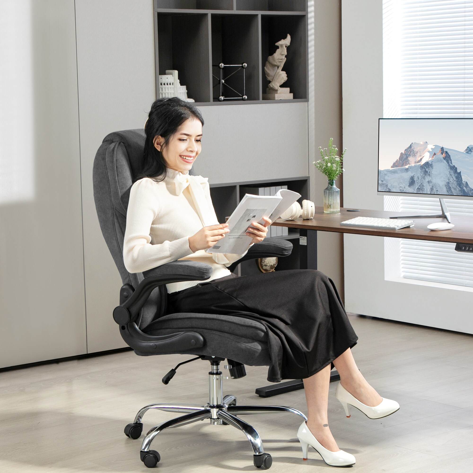 HomCom 921-799V00CG Office-Chairs - View #2