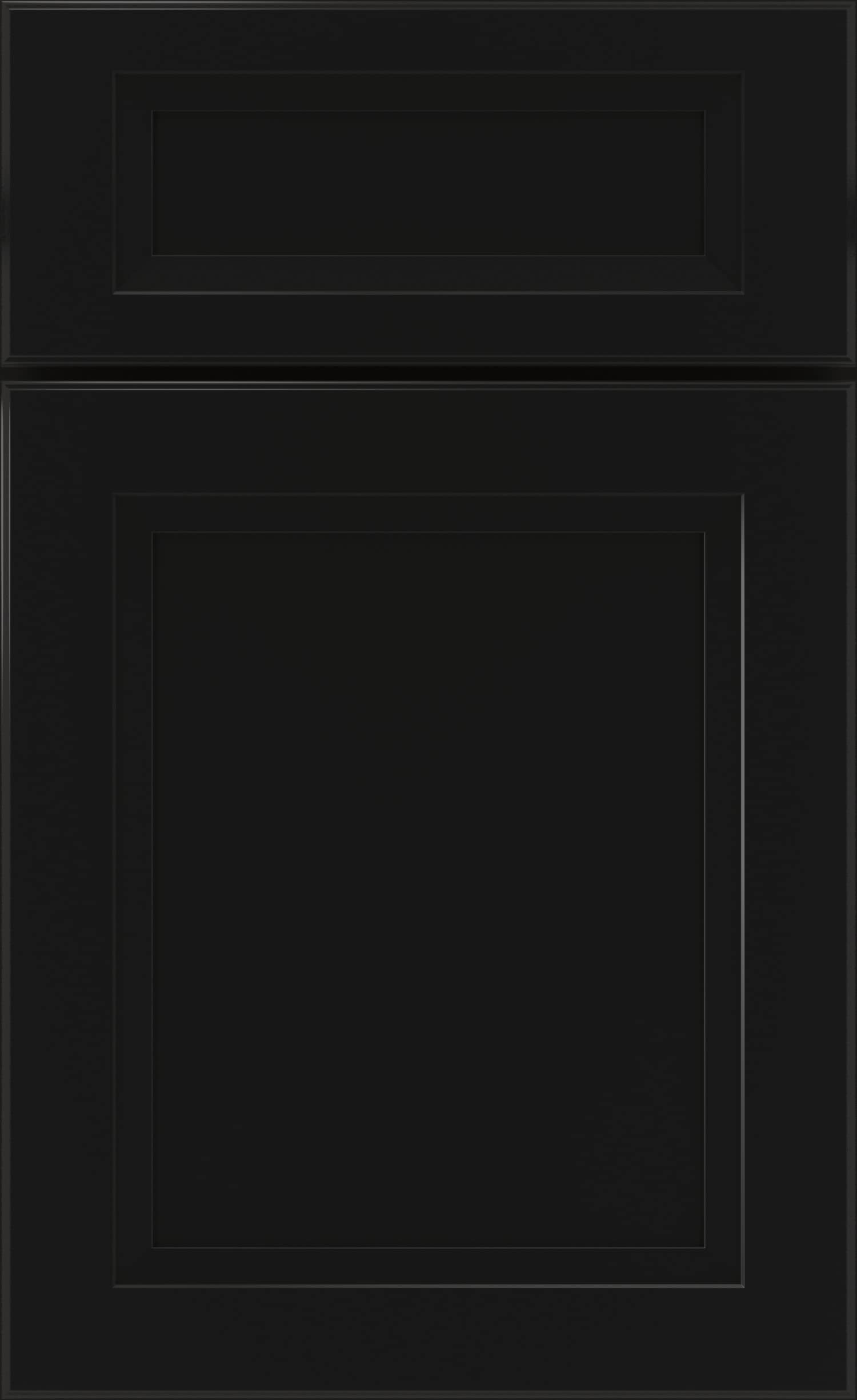 Diamond NFOAMDR.ASHLA.BLACK Ashland 8.5-Inches W x 14-Inches H Black Painted Kitchen Cabinet Sample (Printed Sample)