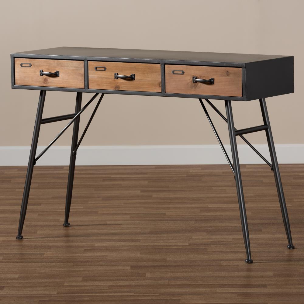 Baxton Studio Ariana Modern Black Console Table At Lowes.com