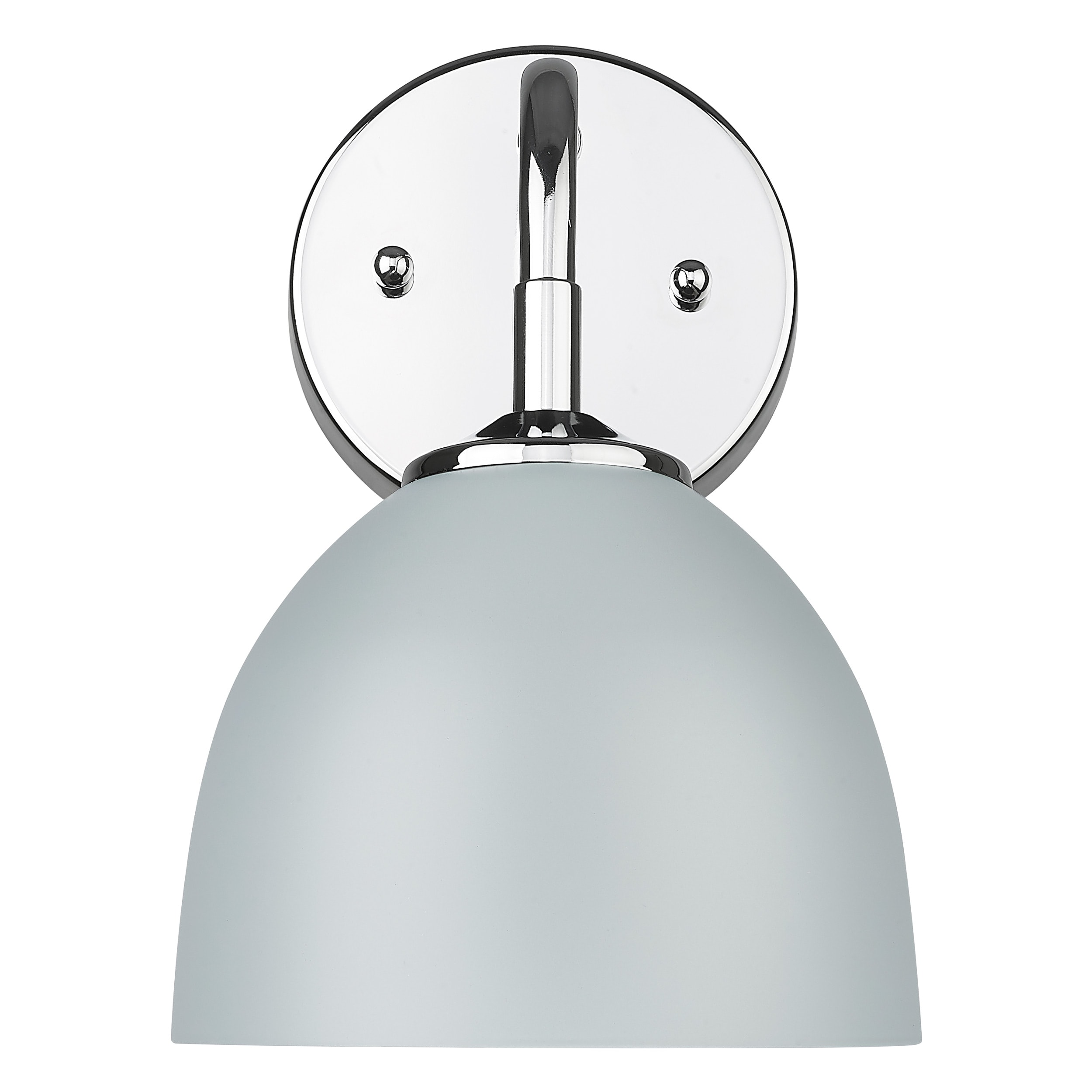 Golden Lighting Zoey 7.25-in W 1 -Light Polished Nickel Wall Sconce