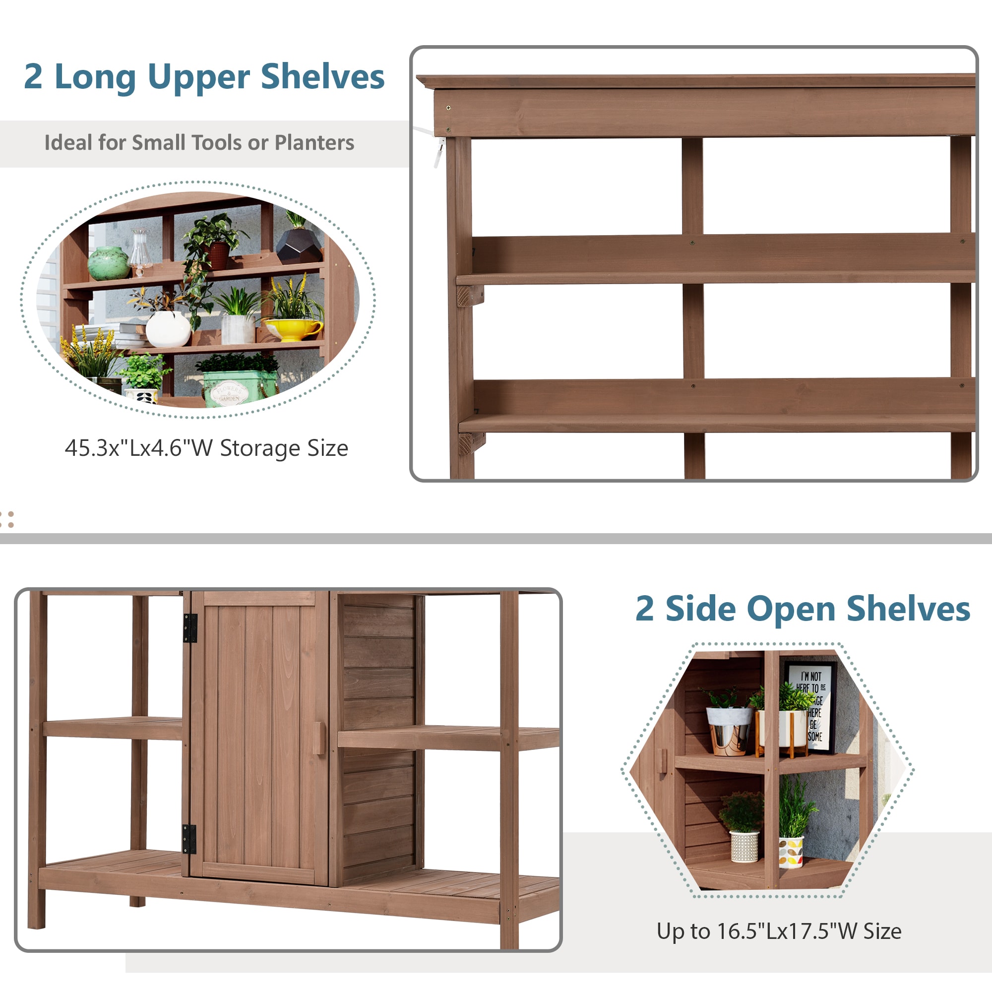 Kahomvis G243-QP717-15 Potting-Benches - View #5