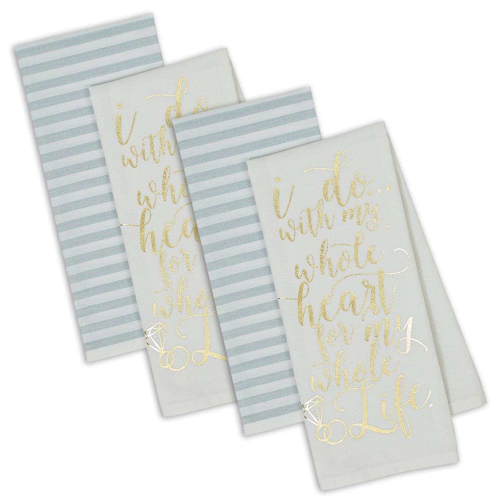 DII CAMZ12018 4-Pack Cotton Towel