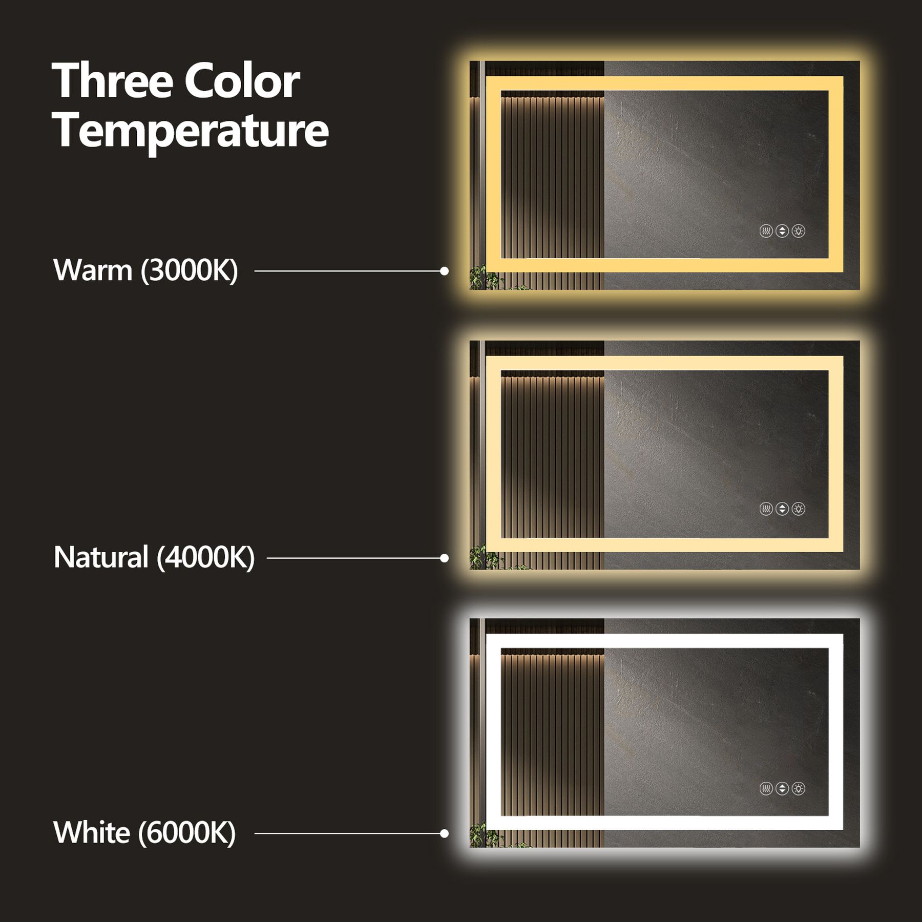 Blisstyle ZZZ1565UHTEUY Framed-Bath-Mirrors - View #6