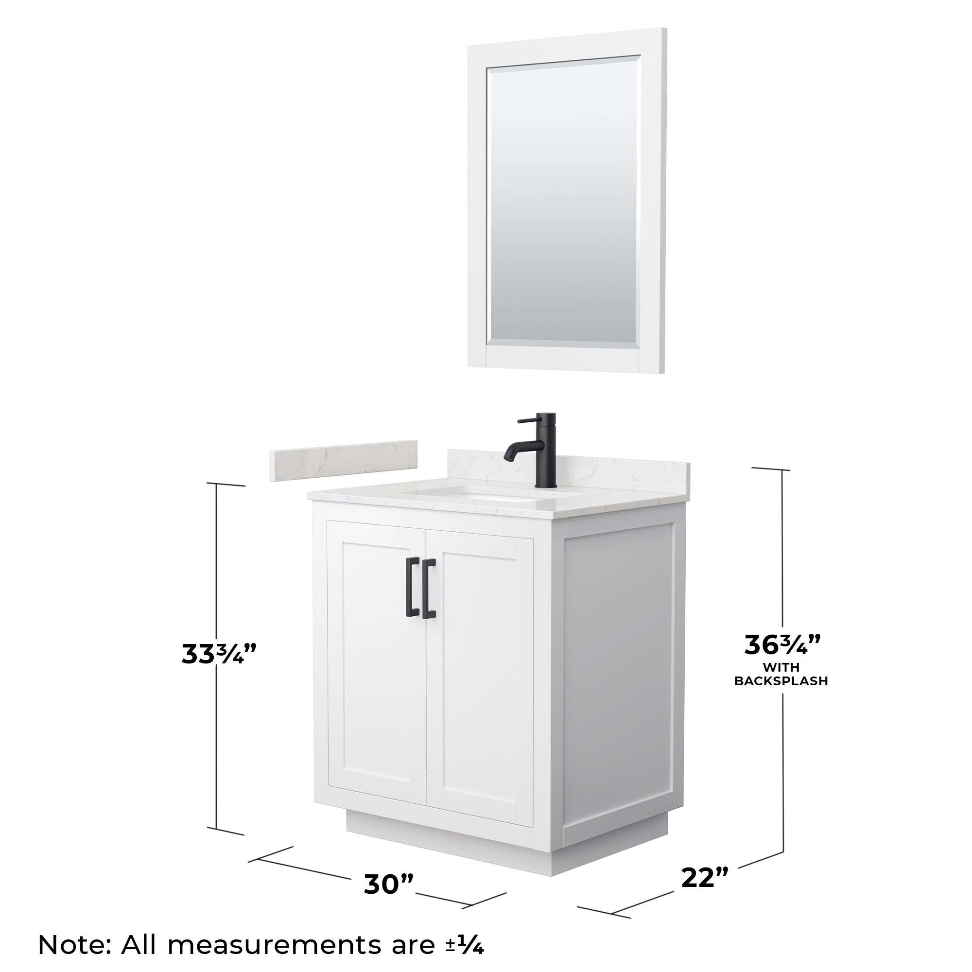 Wyndham Collection WCF292930SWBC2UNSM24 Bath-Vanity-Combo - View #6