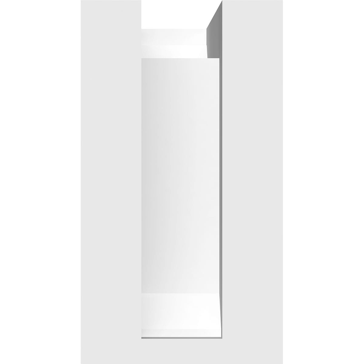 Ekena Millwork BKTP05X09X09SHE Exterior-Brackets-Braces - View #4