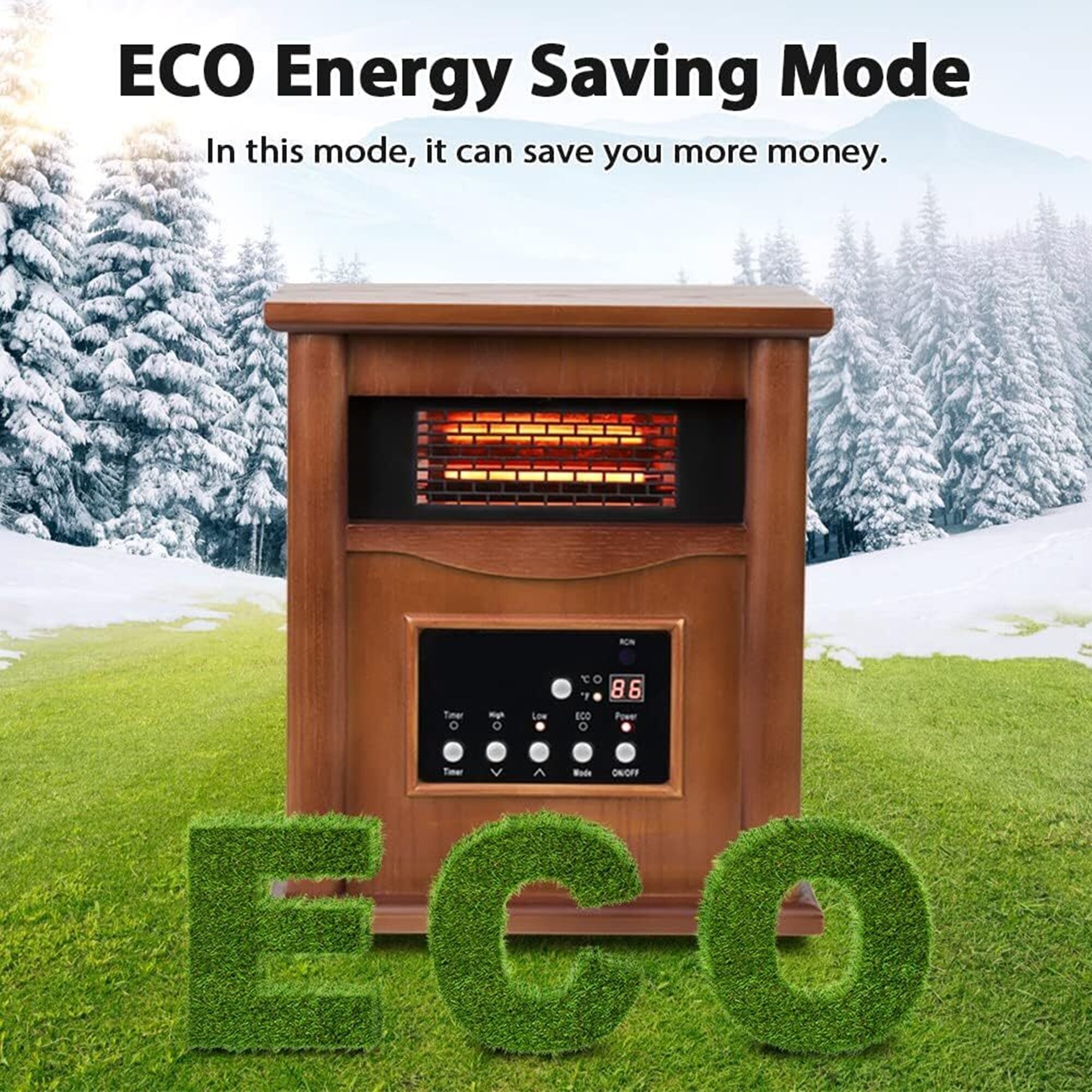 Nordic Hygge GD9315BCW-3J Portable-Electric-Heat - View #9