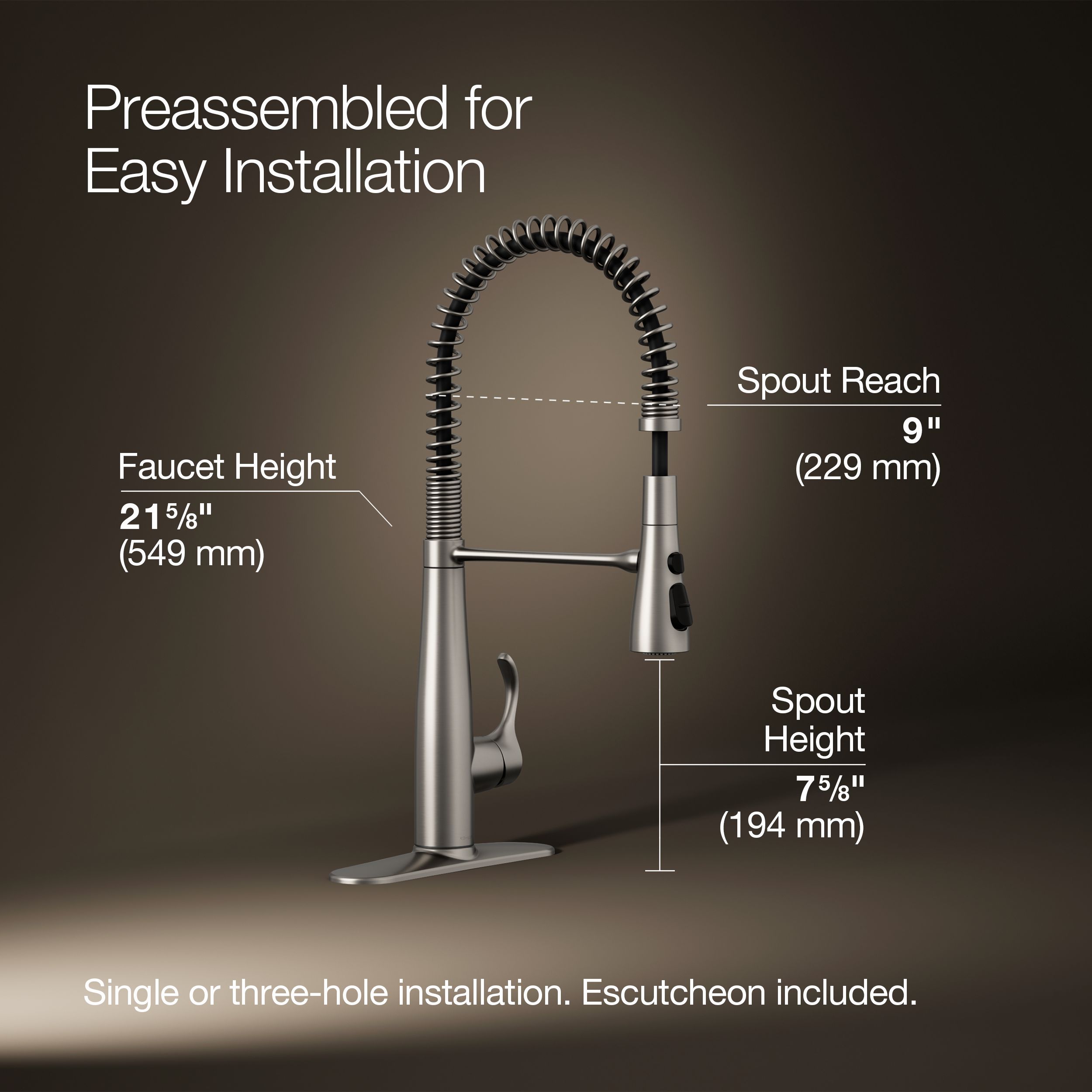KOHLER 22033-VS Kitchen-Faucets - View #3