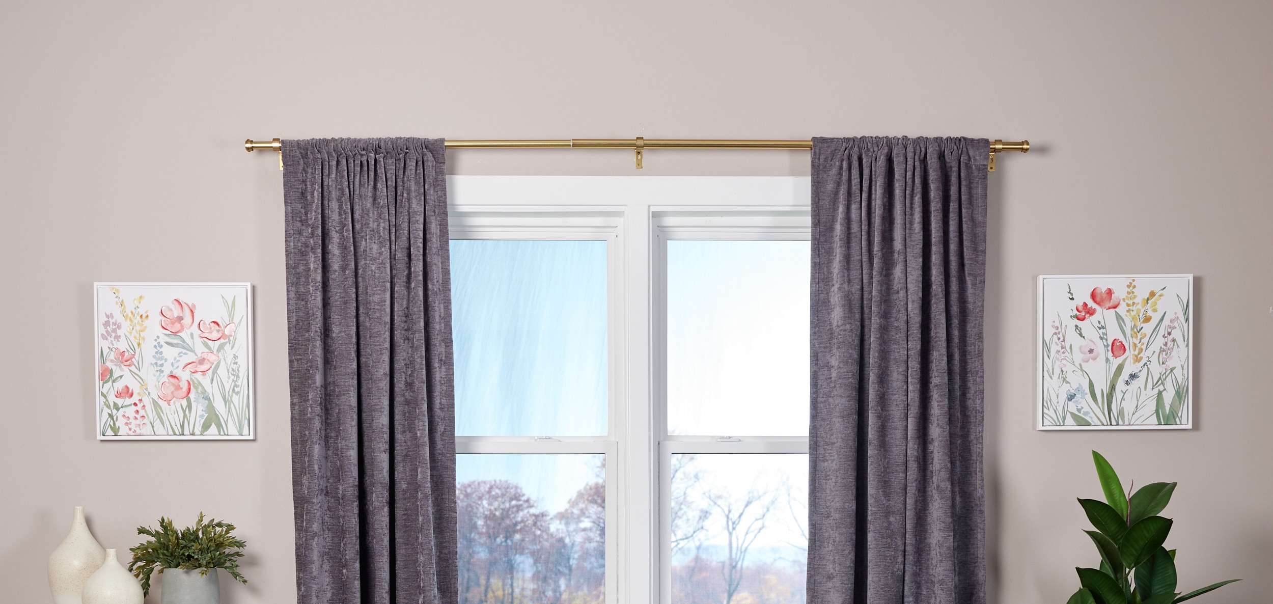 allen + roth FSI 1802 BGLD Curtain-Rods - View #5
