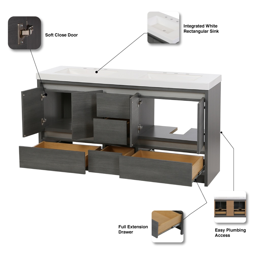 Diamond NOW C60W30039 Bath-Vanity-Combo - View #6