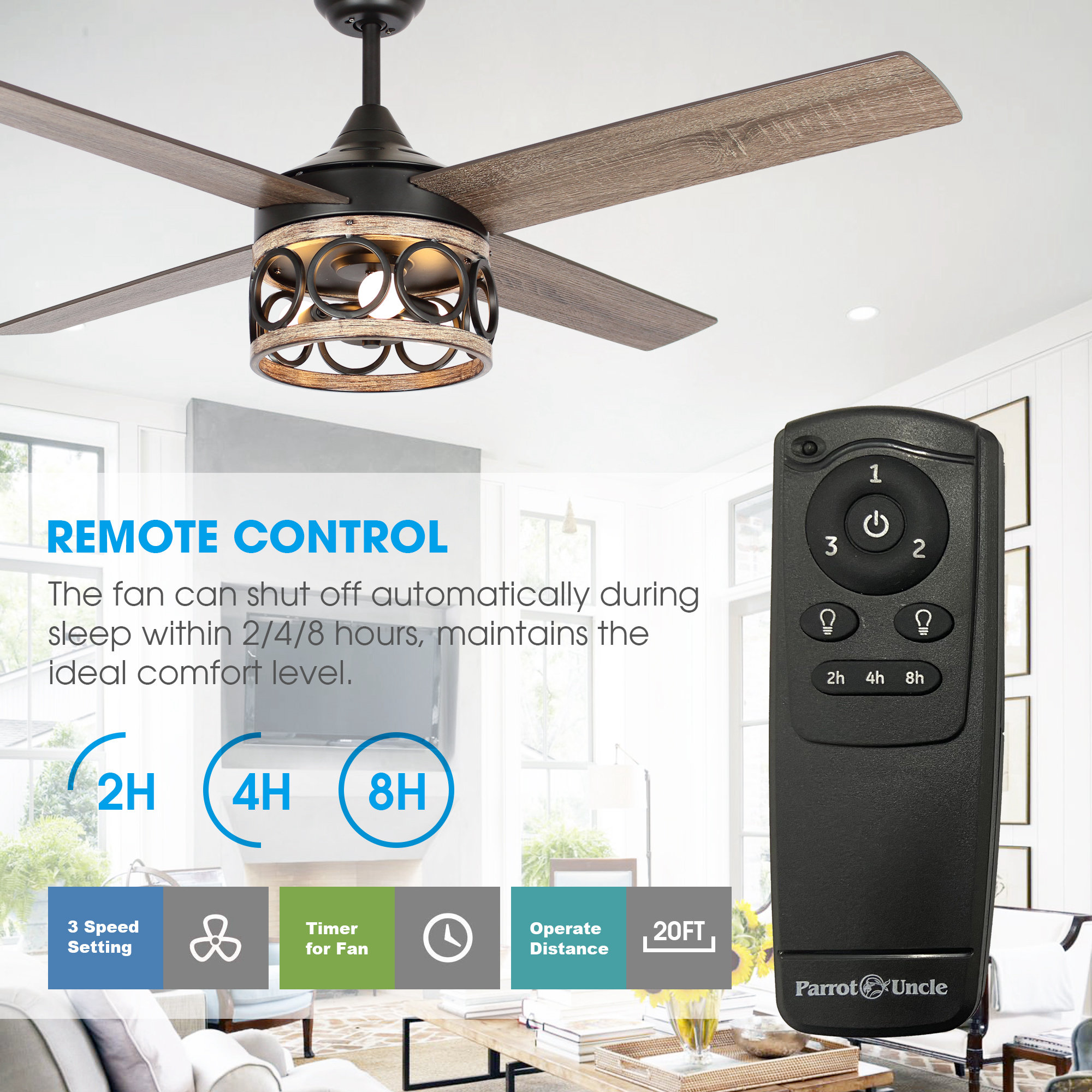 Parrot Uncle F6287110V Ceiling-Fans - View #6