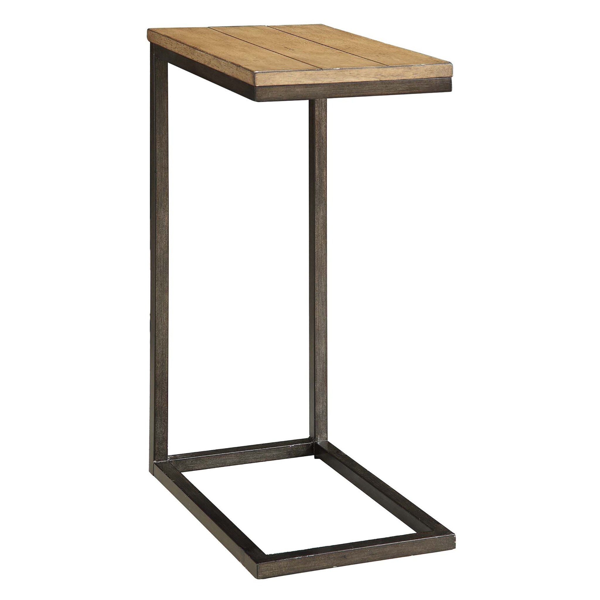 Slickblue Vintage Snack Side Table 16 x 25.3 Oak Rectangular with Biscuit Joint Construction for Living Room
