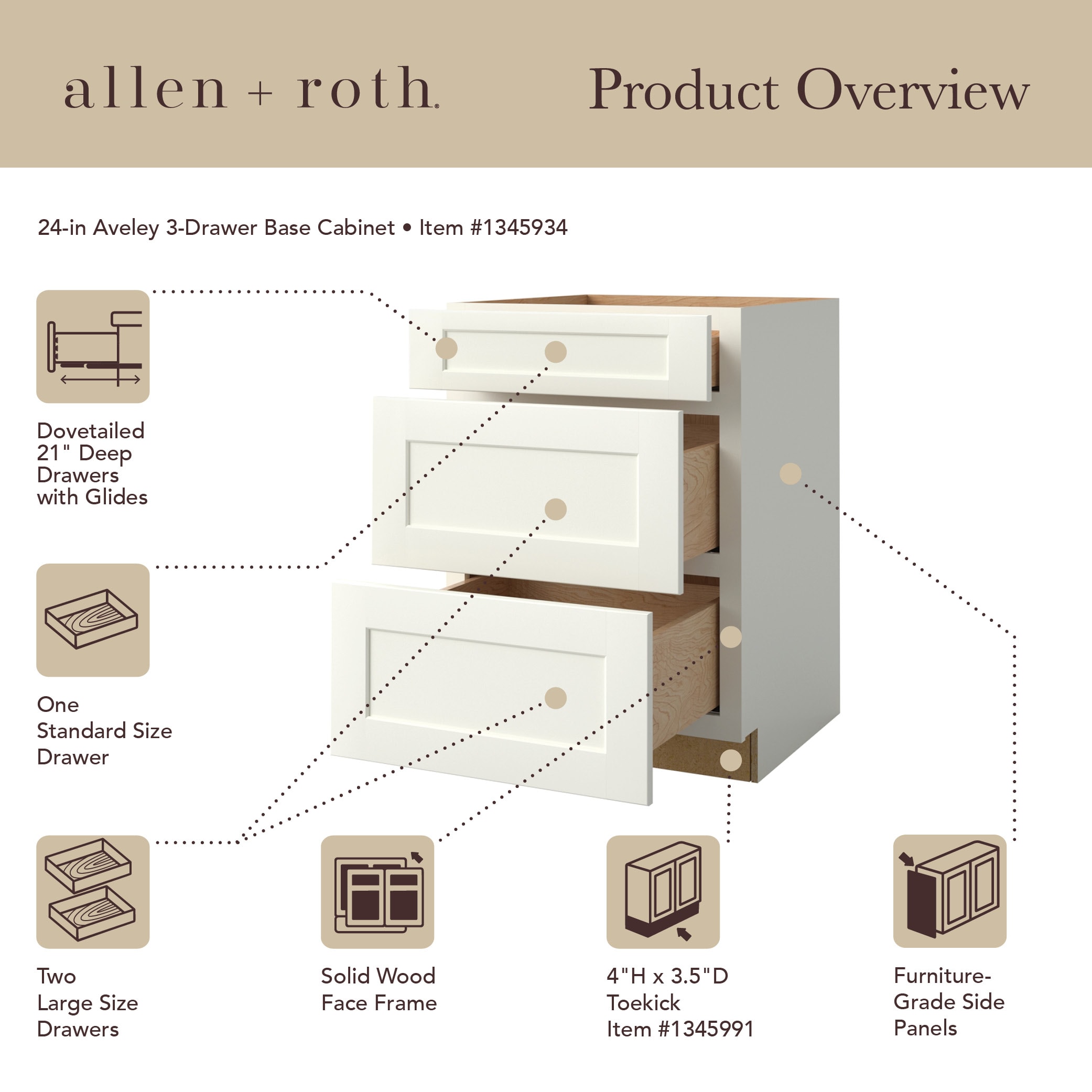 allen + roth Aveley 9-in W x 34.5-in H x 24-in D Linen Pull-out Tray  Divider Base Fully Assembled Cabinet (Flat Panel Door Style) in the Kitchen  Cabinets department at