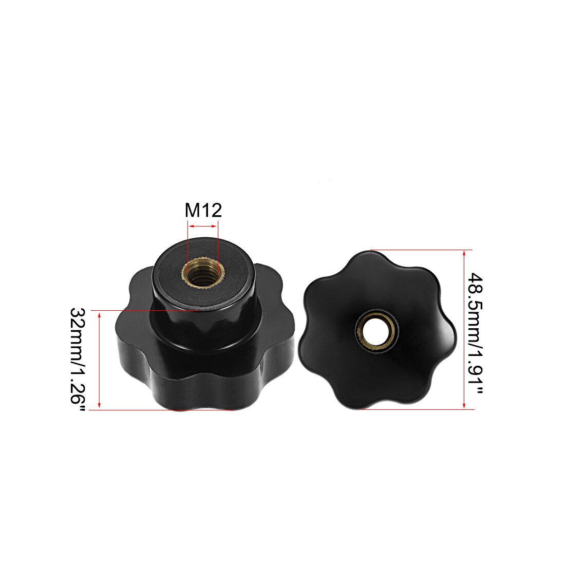 Unique Bargains S25093000UX4684 Cabinet-Knobs - View #2